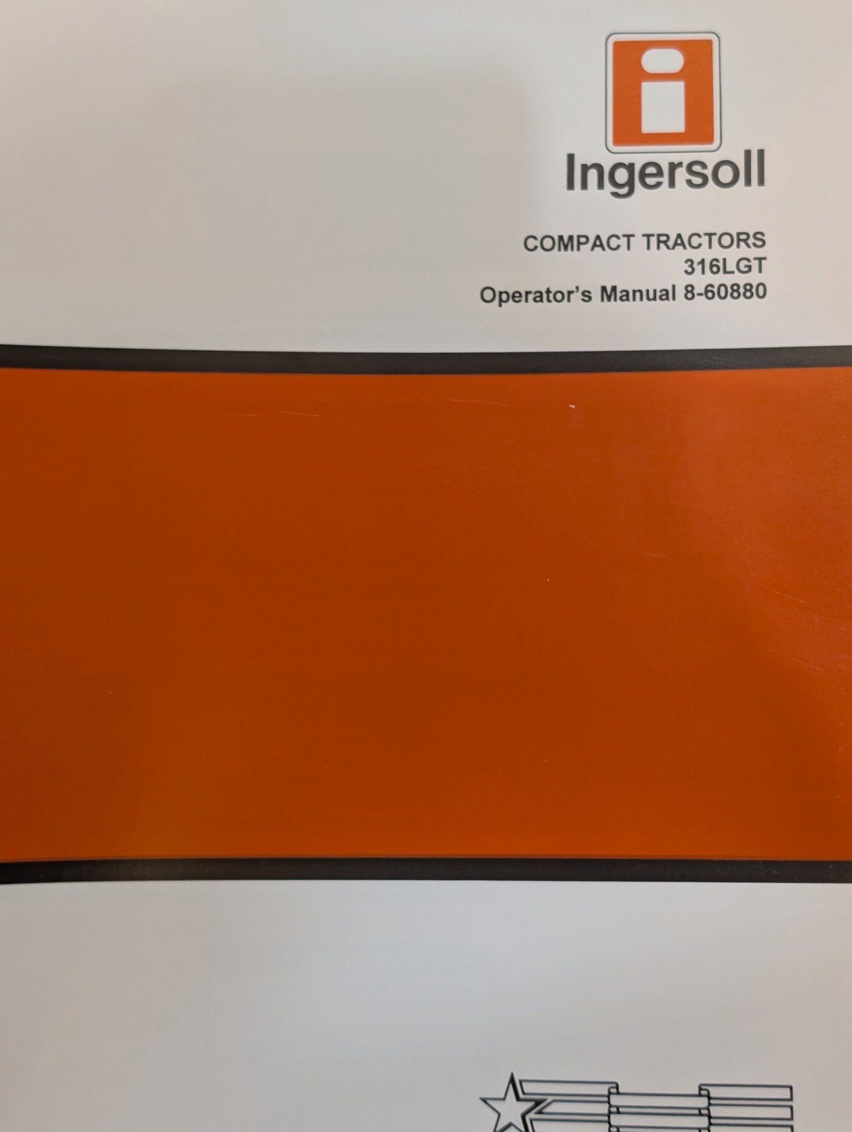 8-60880 OM 316LGT 318LGT TRACTORS - Ingersoll/Case Tractor Part