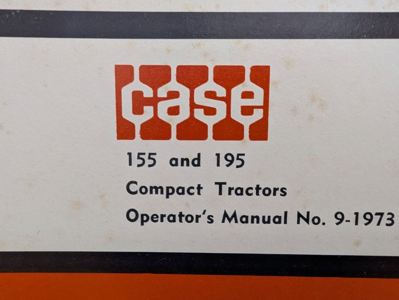 9-1973 OM 155 & 195 - Ingersoll/Case Tractor Part