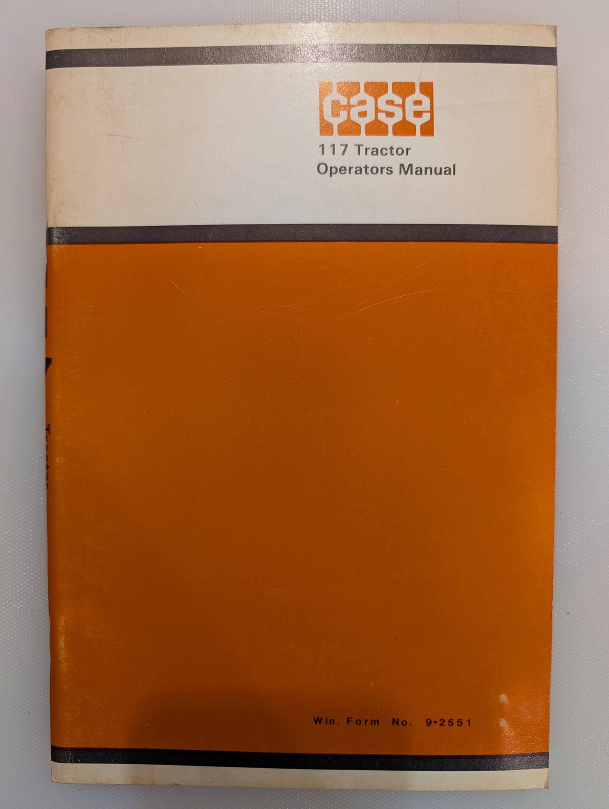 9-2551 OM 117 TRACTOR - Ingersoll/Case Tractor Part