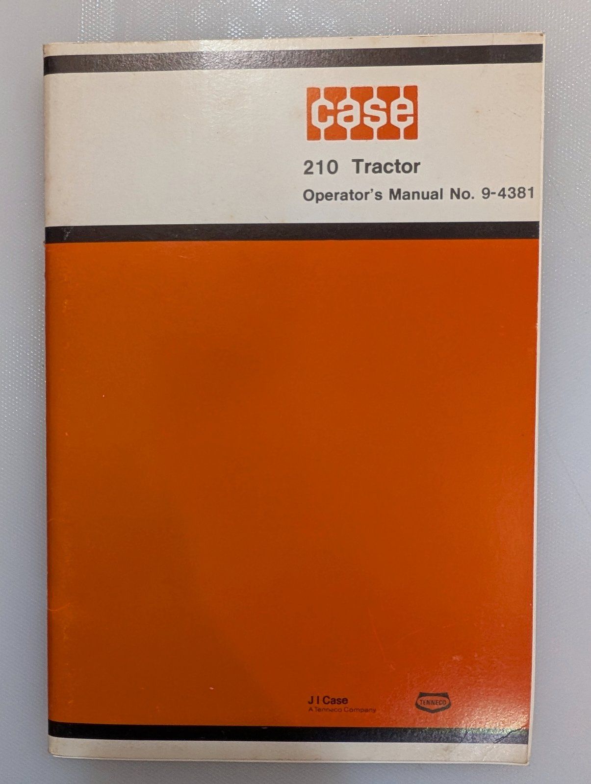 9-4381 OM 210 TRACTOR - Ingersoll/Case Tractor Part