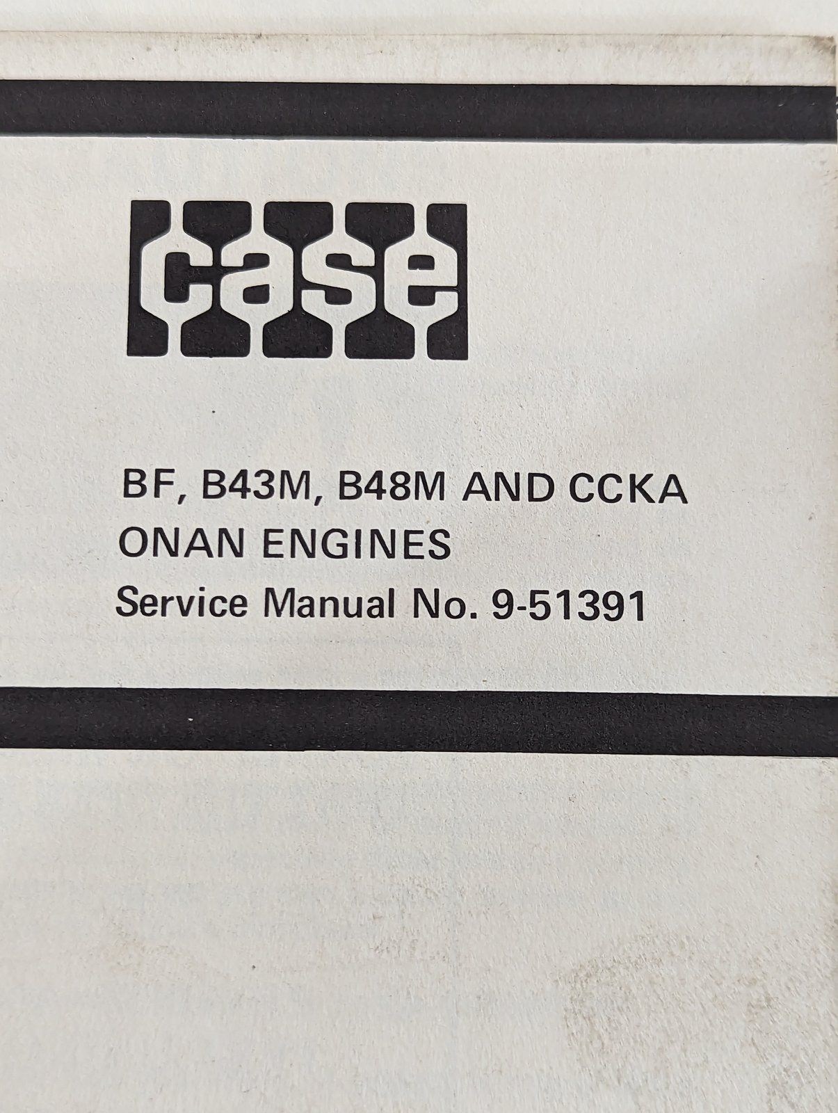 9-51391 SM: ONAN ENGINES BF B43M B48M CCKA - Ingersoll/Case Tractor Part