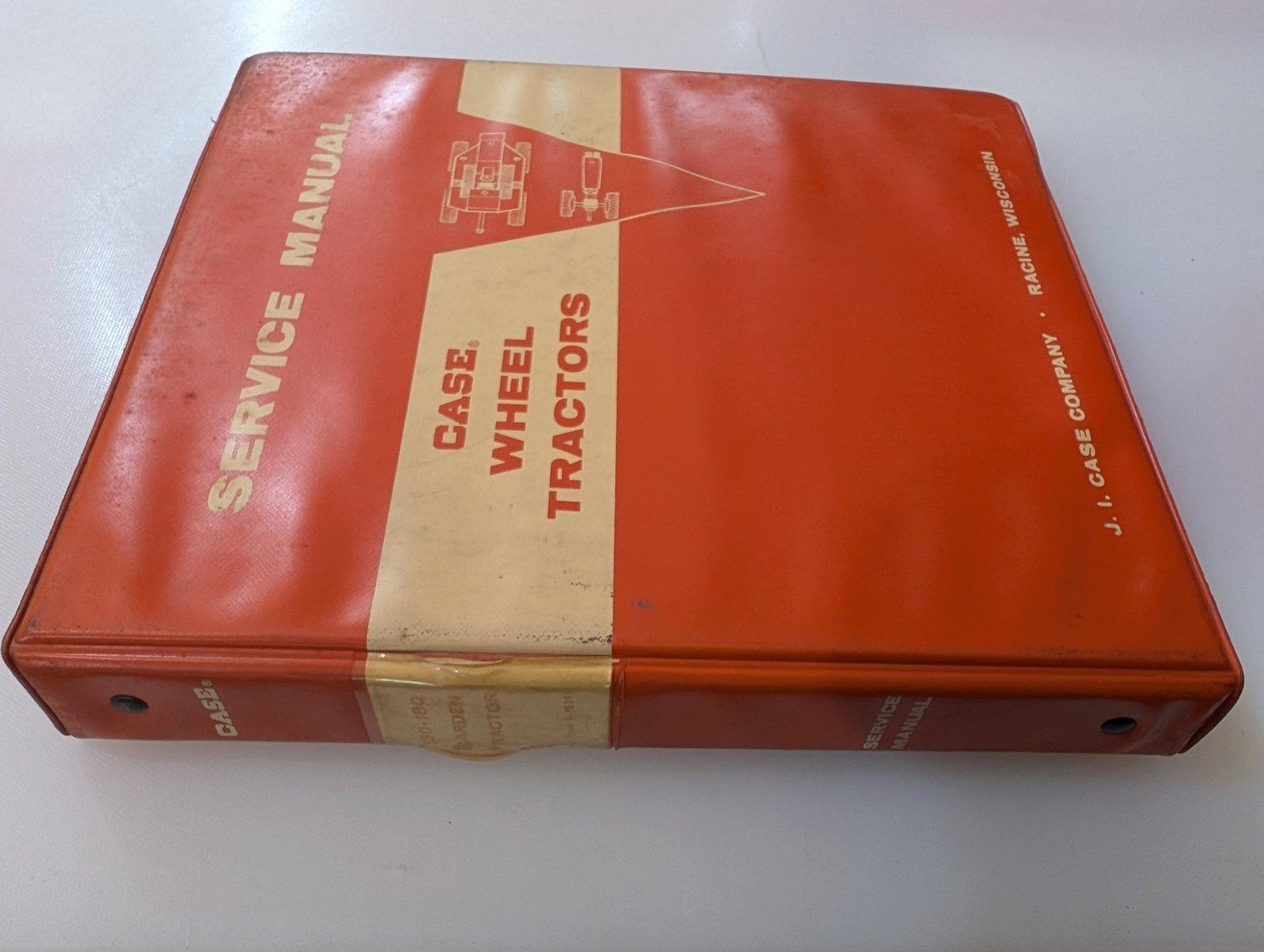 9-76391 SM 130 180 COMPACT TRACTOR WITH SHOP BINDER - Ingersoll/Case Tractor Part
