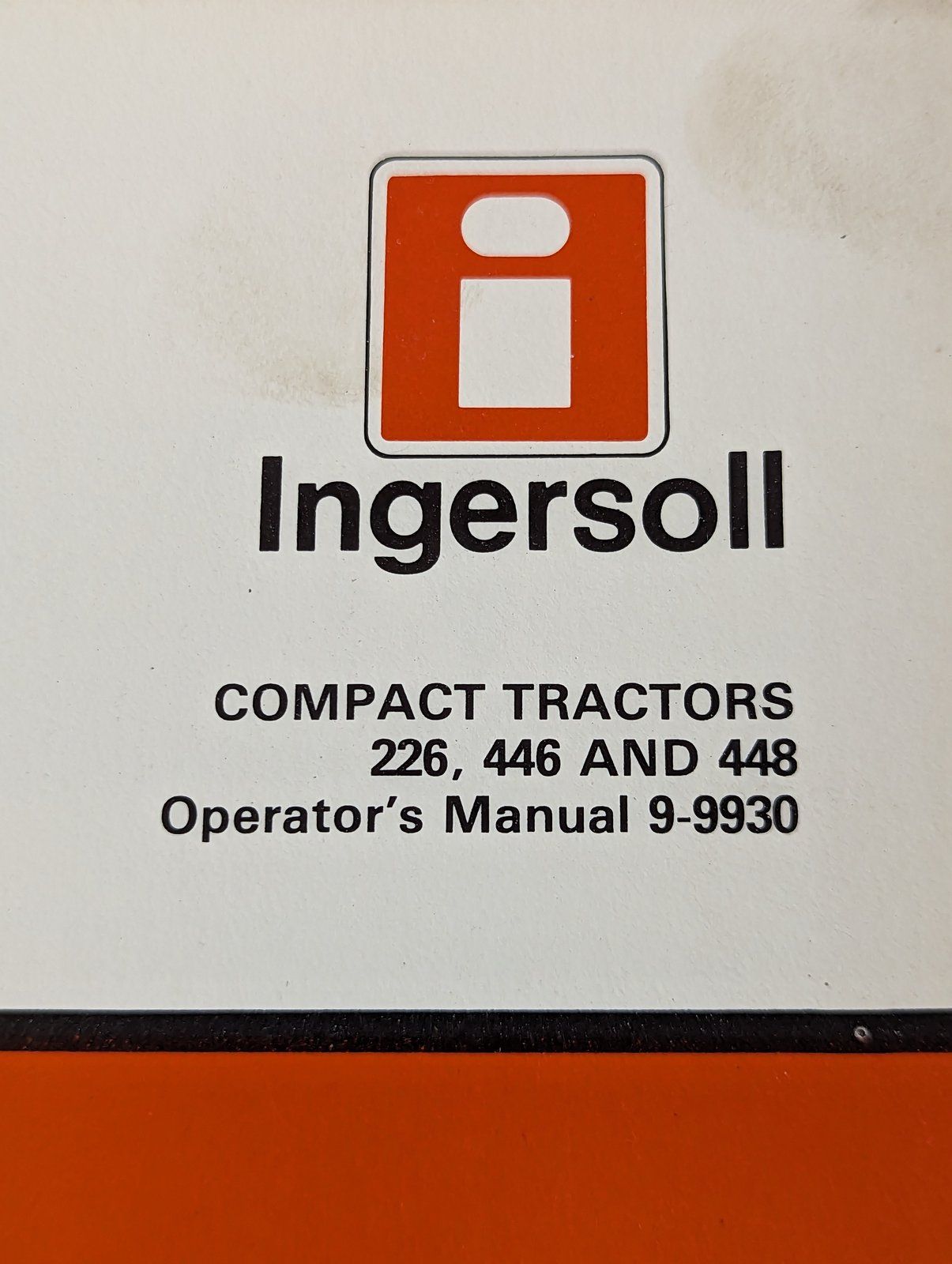 9-9930 OM 226 446 448 BY PIN'S - Ingersoll/Case Tractor Part