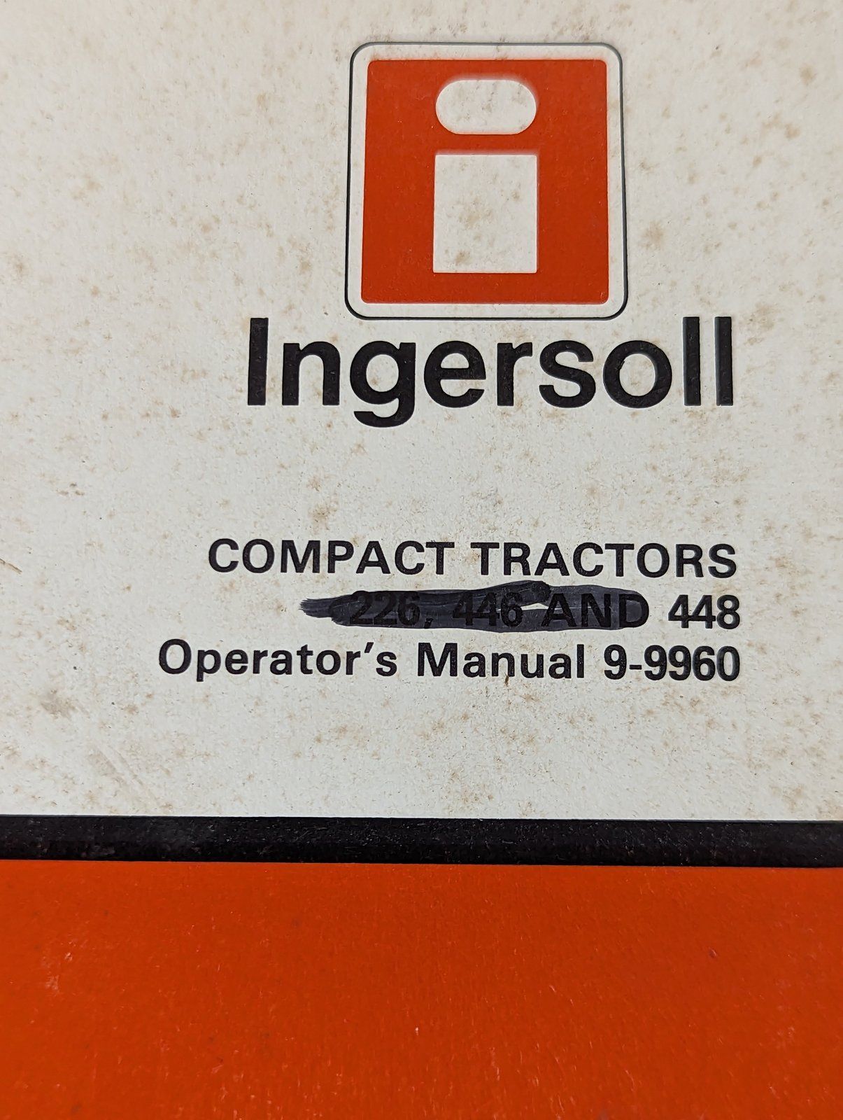 9-9960 OM: 226 446 448 BY PINS - Ingersoll/Case Tractor Part