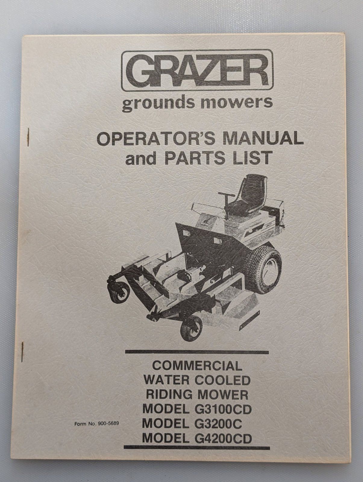 900-5689 GRAZER OM & PC G3100CD G3200C G4200CD - Ingersoll/Case Tractor Part