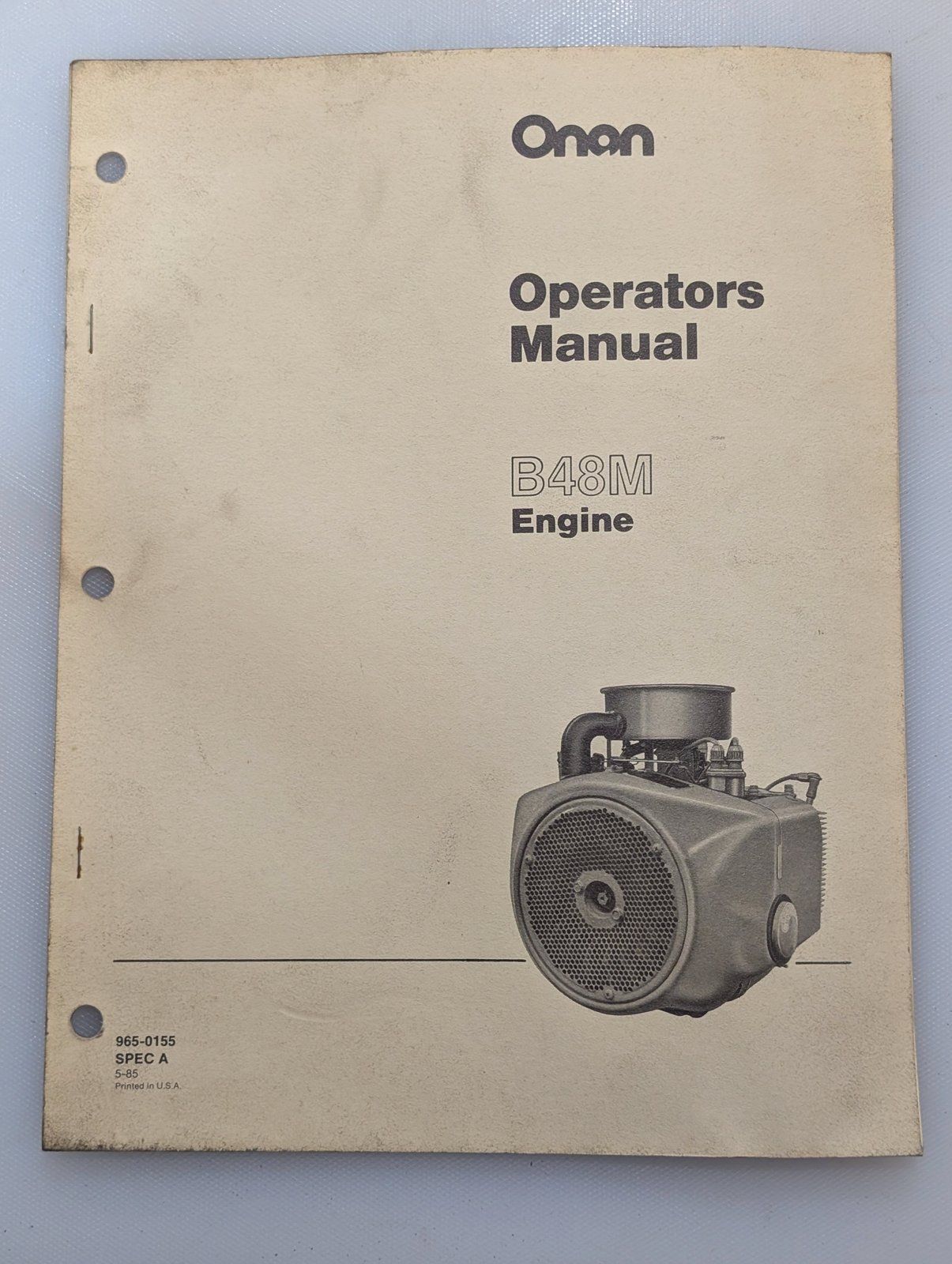 965-0155 ONAN OM B48M ENGINE - Ingersoll/Case Tractor Part