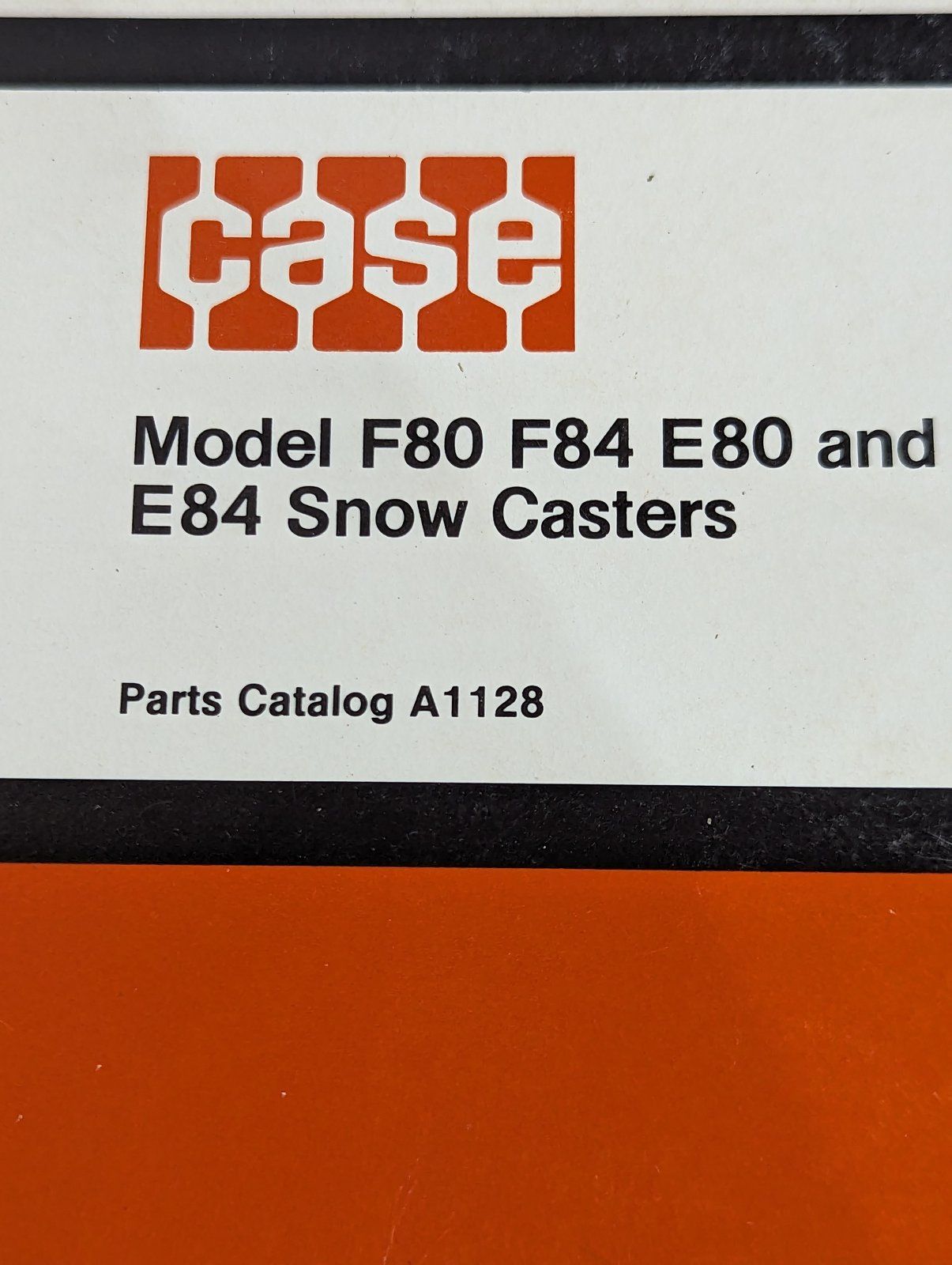 A1128 PC: F80 F84 E80 E84 SNOWCASTER - Ingersoll/Case Tractor Part
