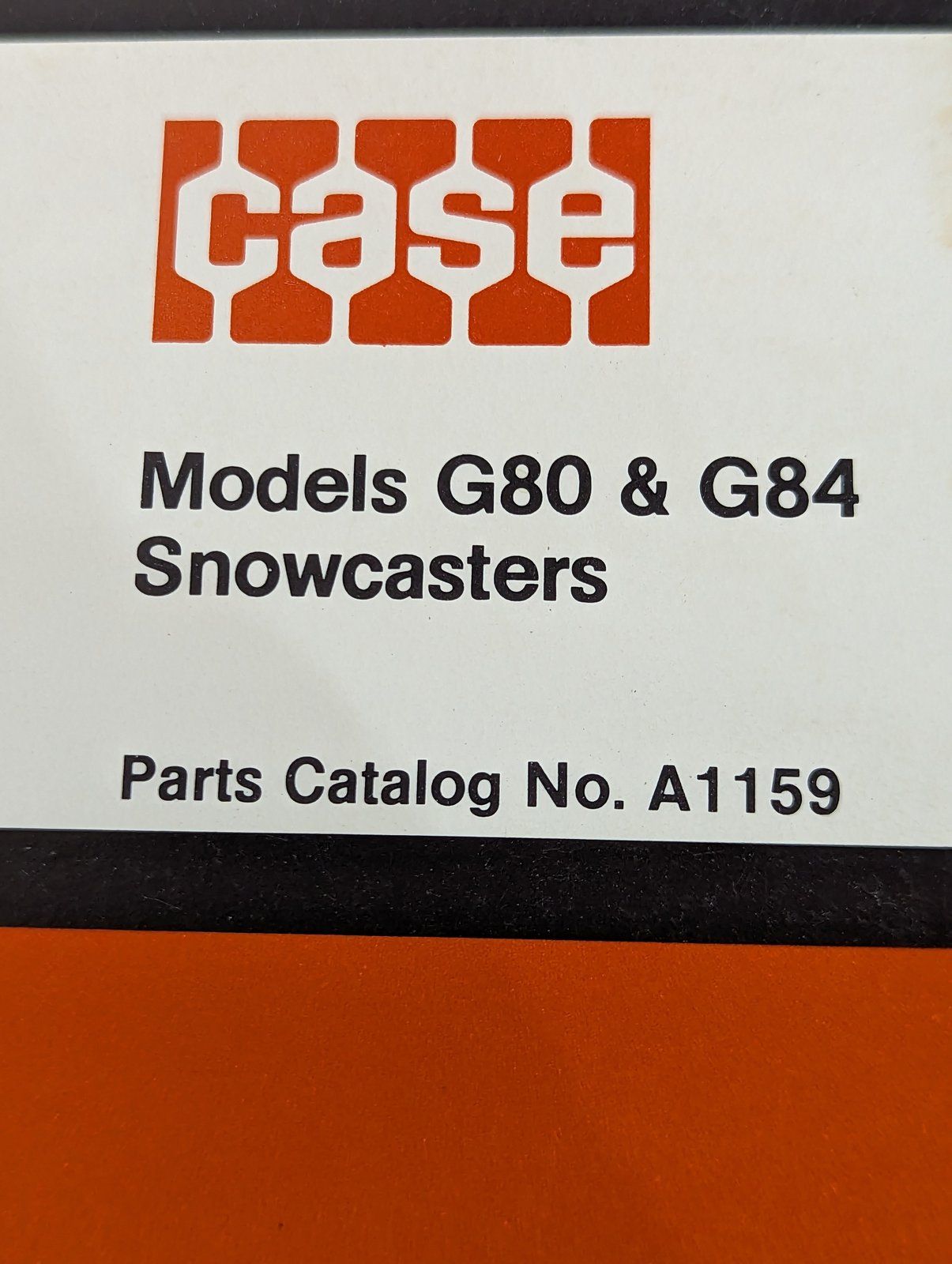 A1159 PC: G80 G84 SNOWCASTER - Ingersoll/Case Tractor Part