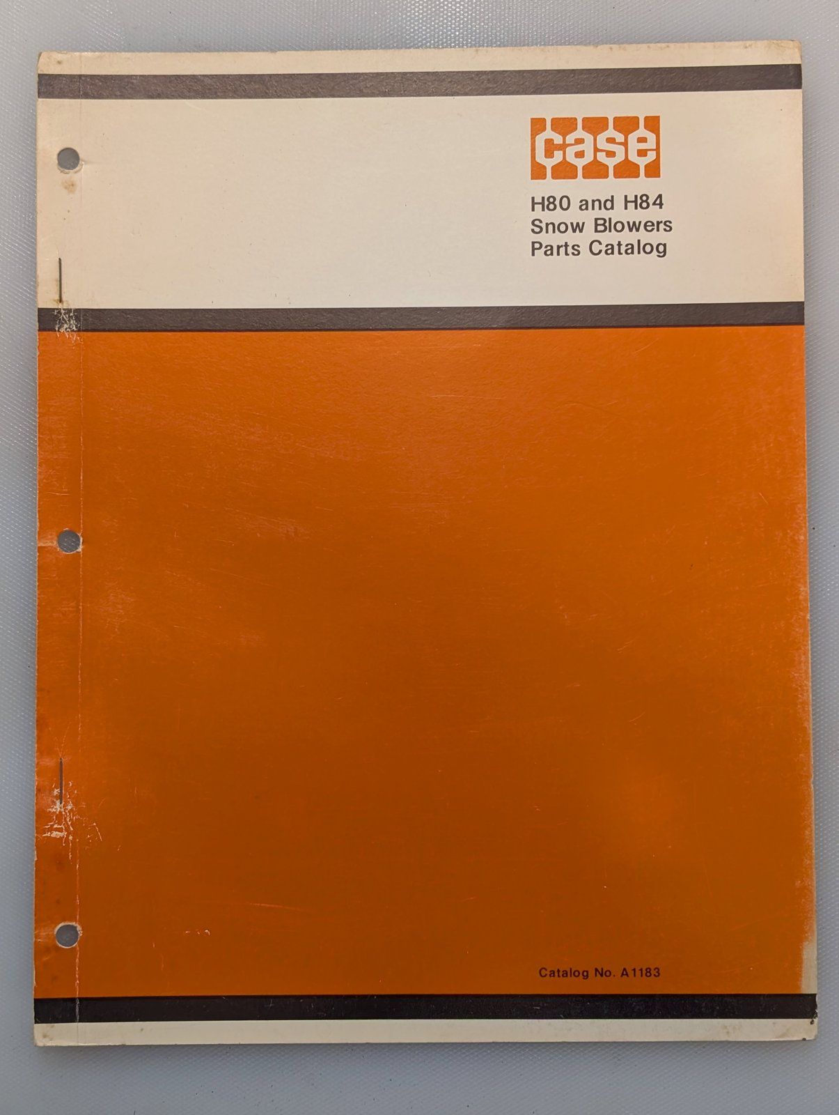 A1183 PC: H80 H84 SNOW BLOWER - Ingersoll/Case Tractor Part