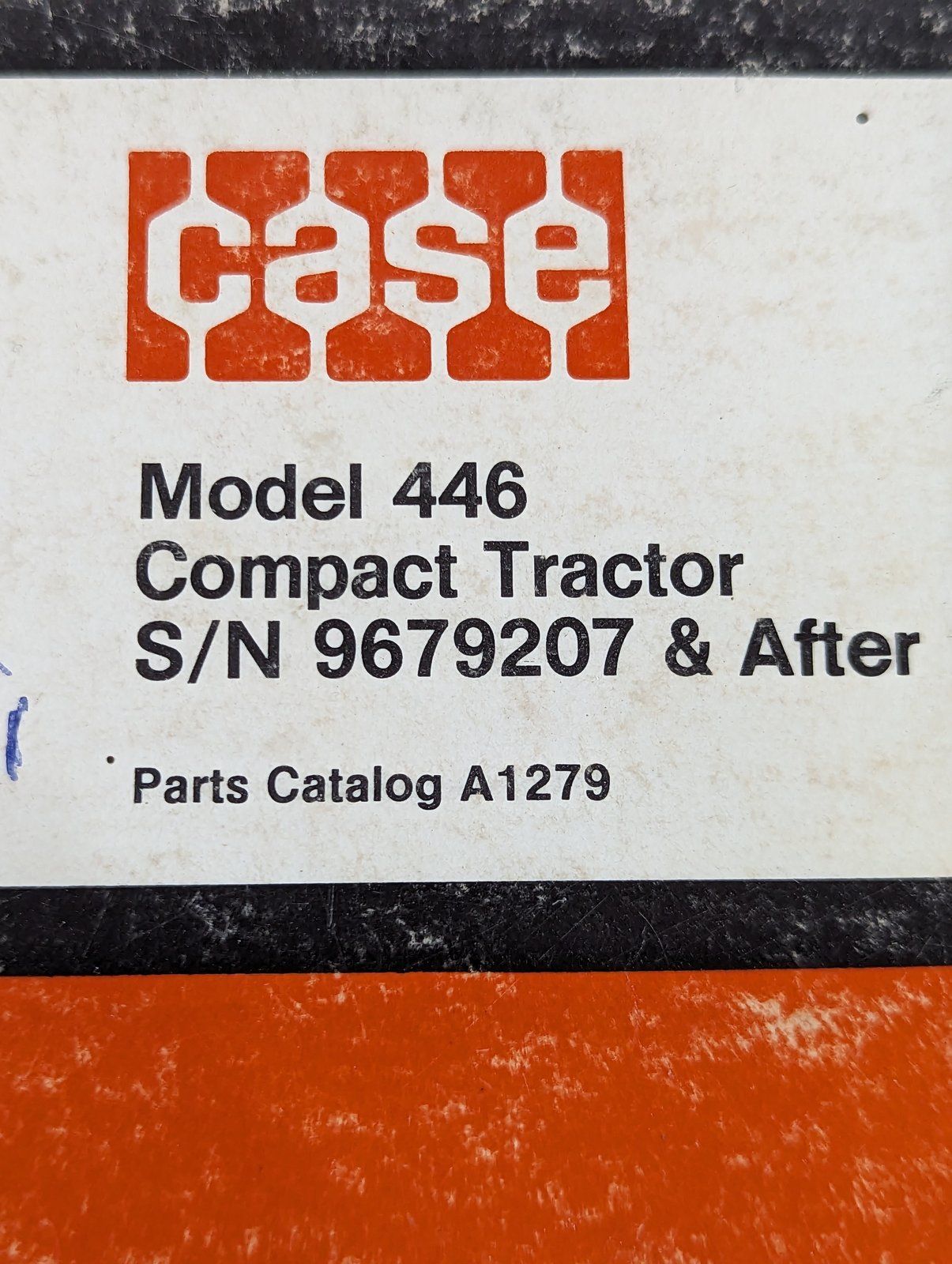 A1279 PC: 446 S/N AFTER 9679207 - Ingersoll/Case Tractor Part