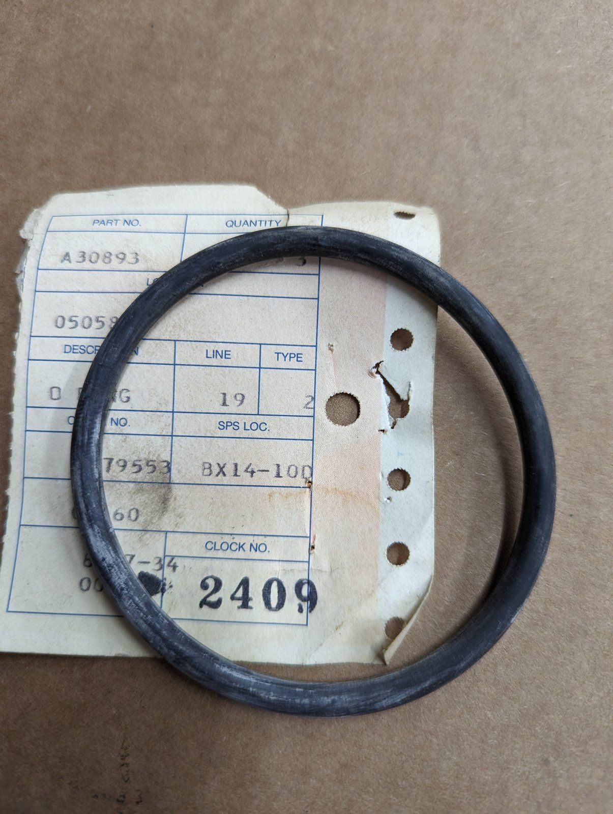 A30893 O-RING 0.21