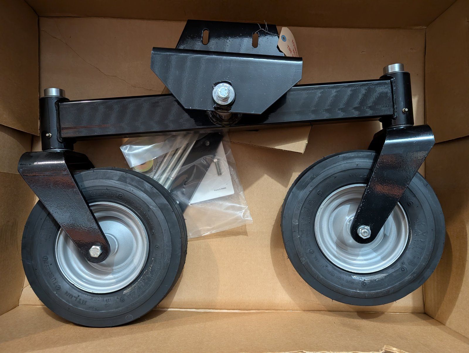 BDTW10 DUAL TAIL WHEEL KIT WITH WIDE AXLE ZTR - Ingersoll/Case Tractor Part