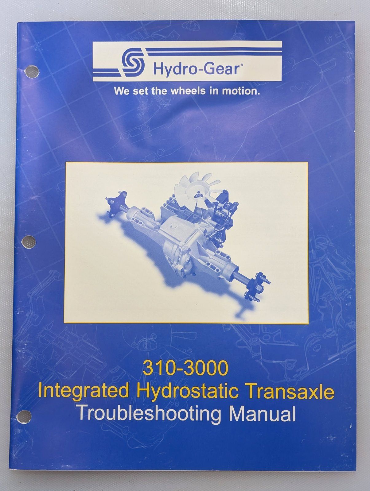BLN-51095 HYDRO GEAR 310-3000 HYDROSTATIC TRANSAXLE MANUAL - Ingersoll/Case Tractor Part