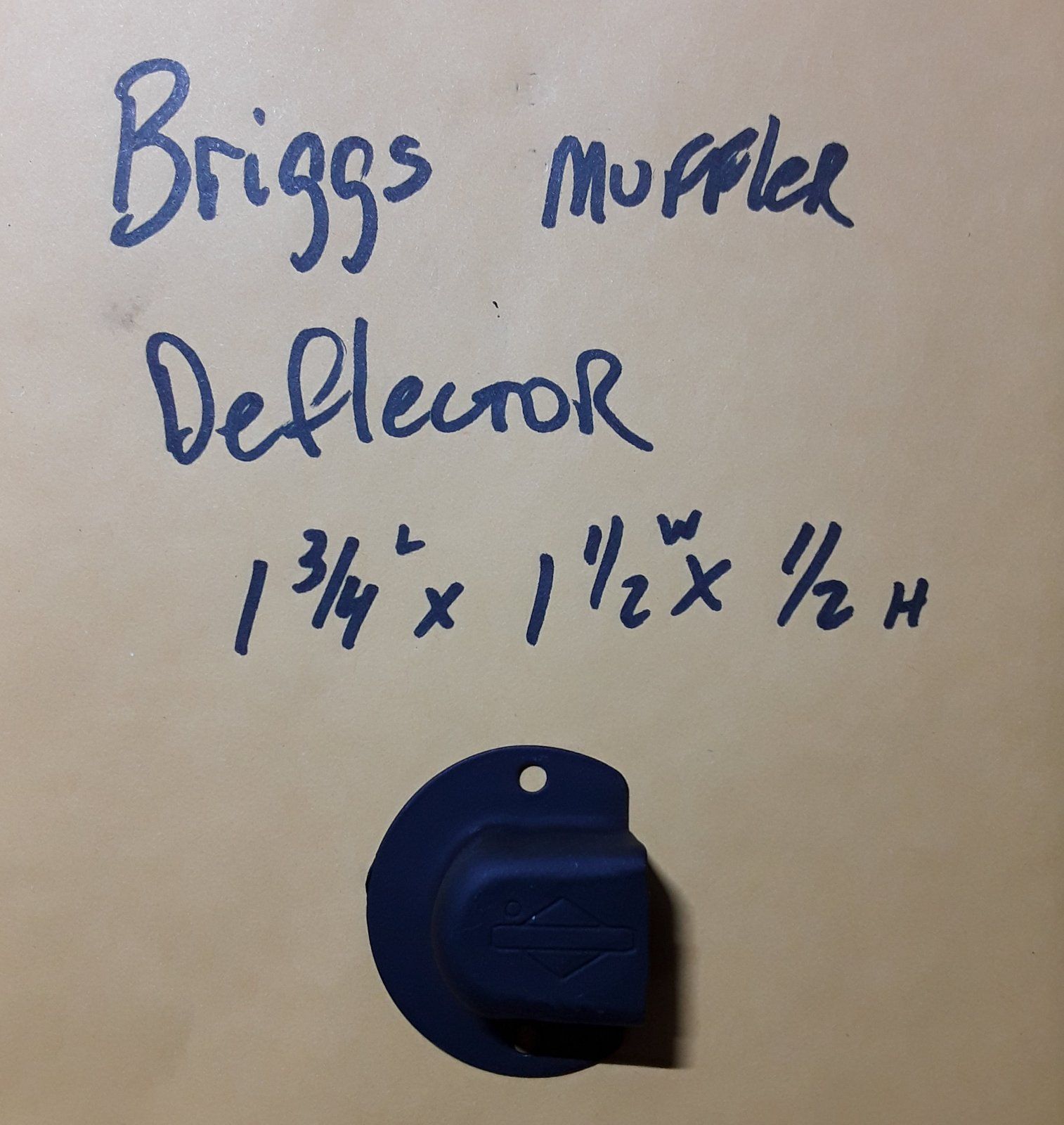 BRIGGS Muffler DEFLECTOR - Ingersoll/Case Tractor Part