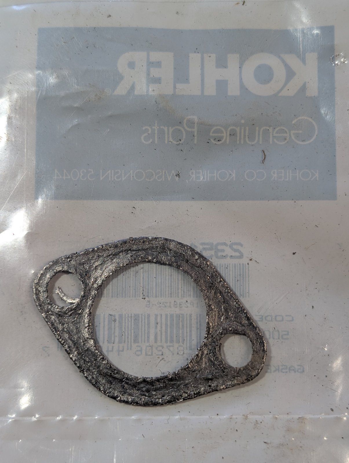 C10372 GASKET - Muffler KOHLER 235122 - Ingersoll/Case Tractor Part