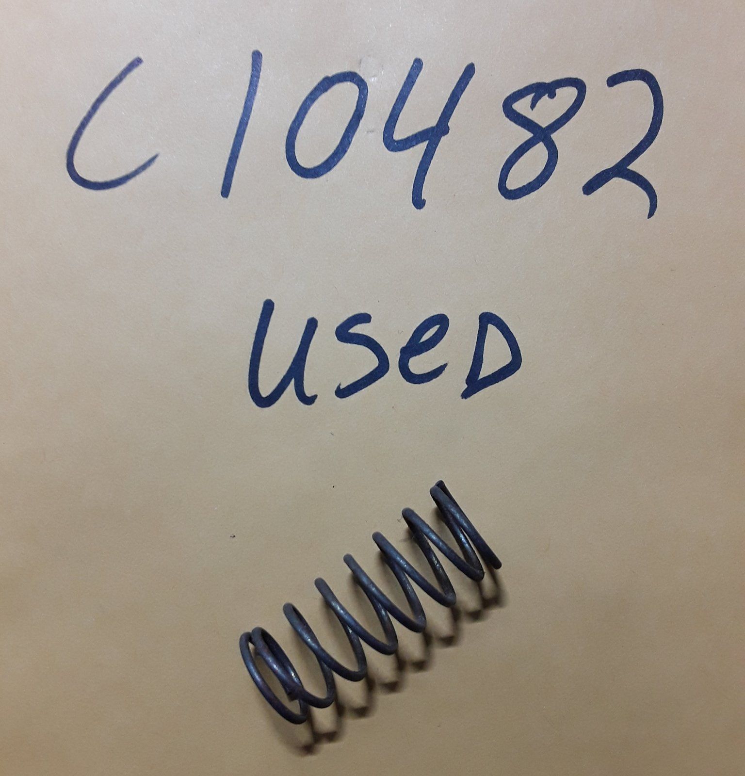 C10482 USED SPRING - COMPRESSION - Ingersoll/Case Tractor Part
