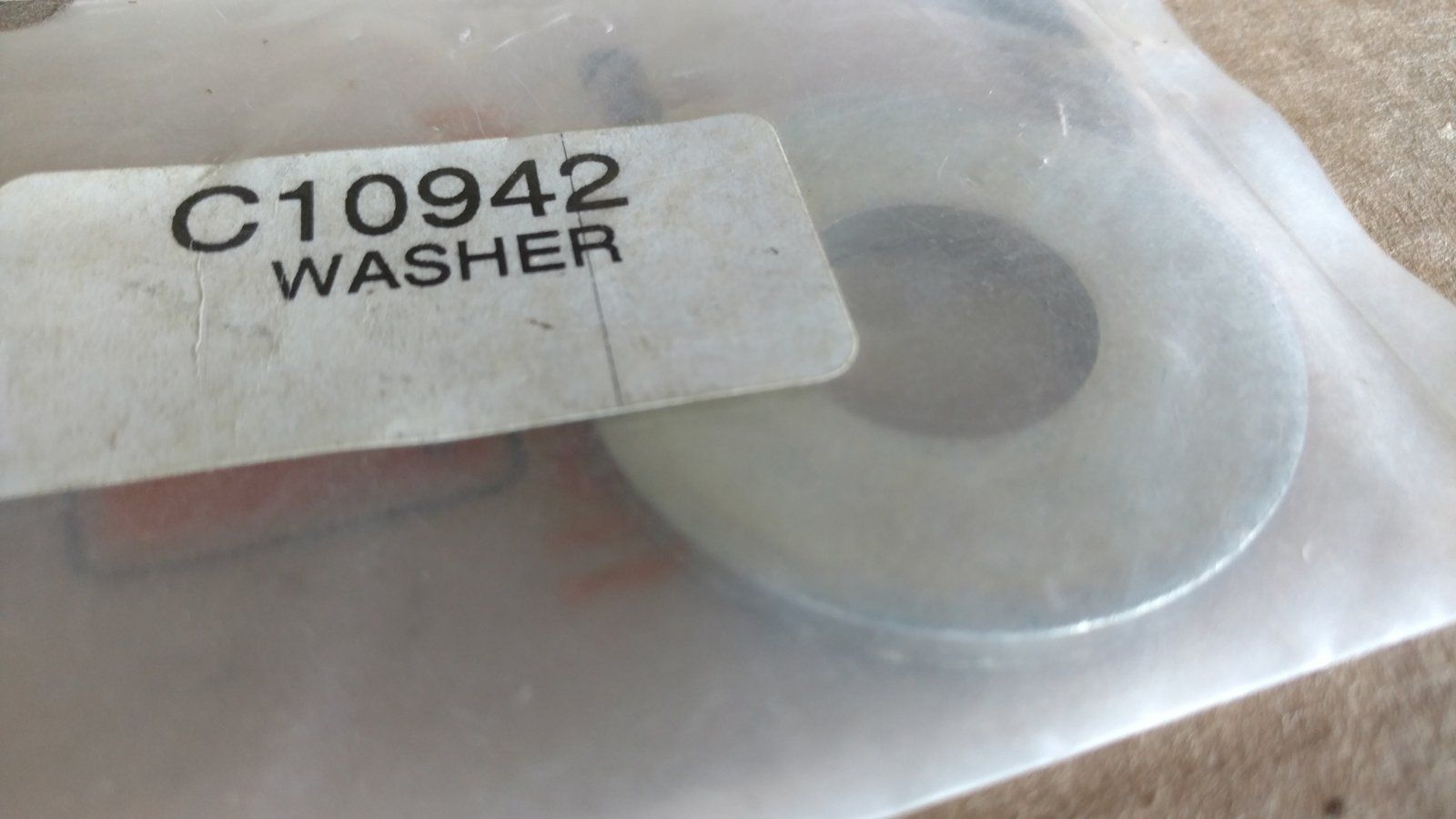 C10942 NLA WASHER ***NLA*** USE C25541 - Ingersoll/Case Tractor Part