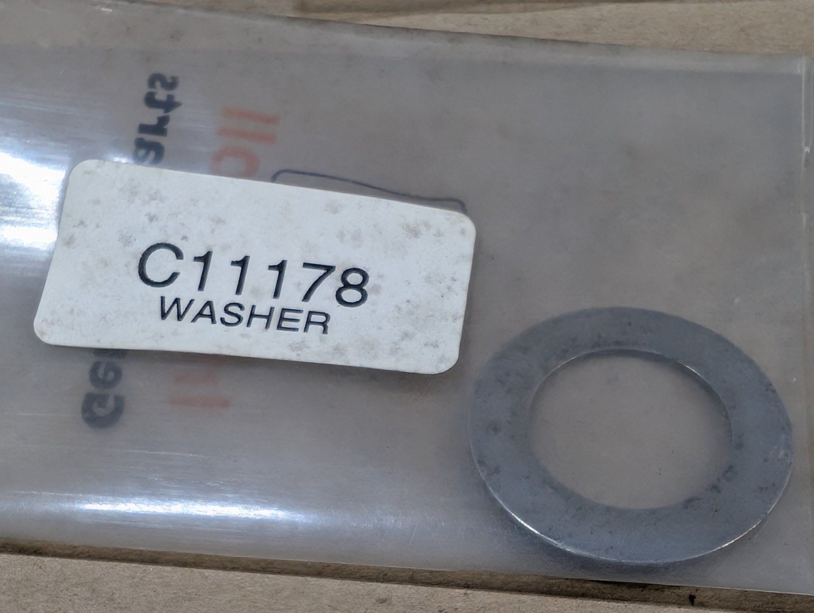 C11178 WASHER TECUMSEH 780042 - Ingersoll/Case Tractor Part