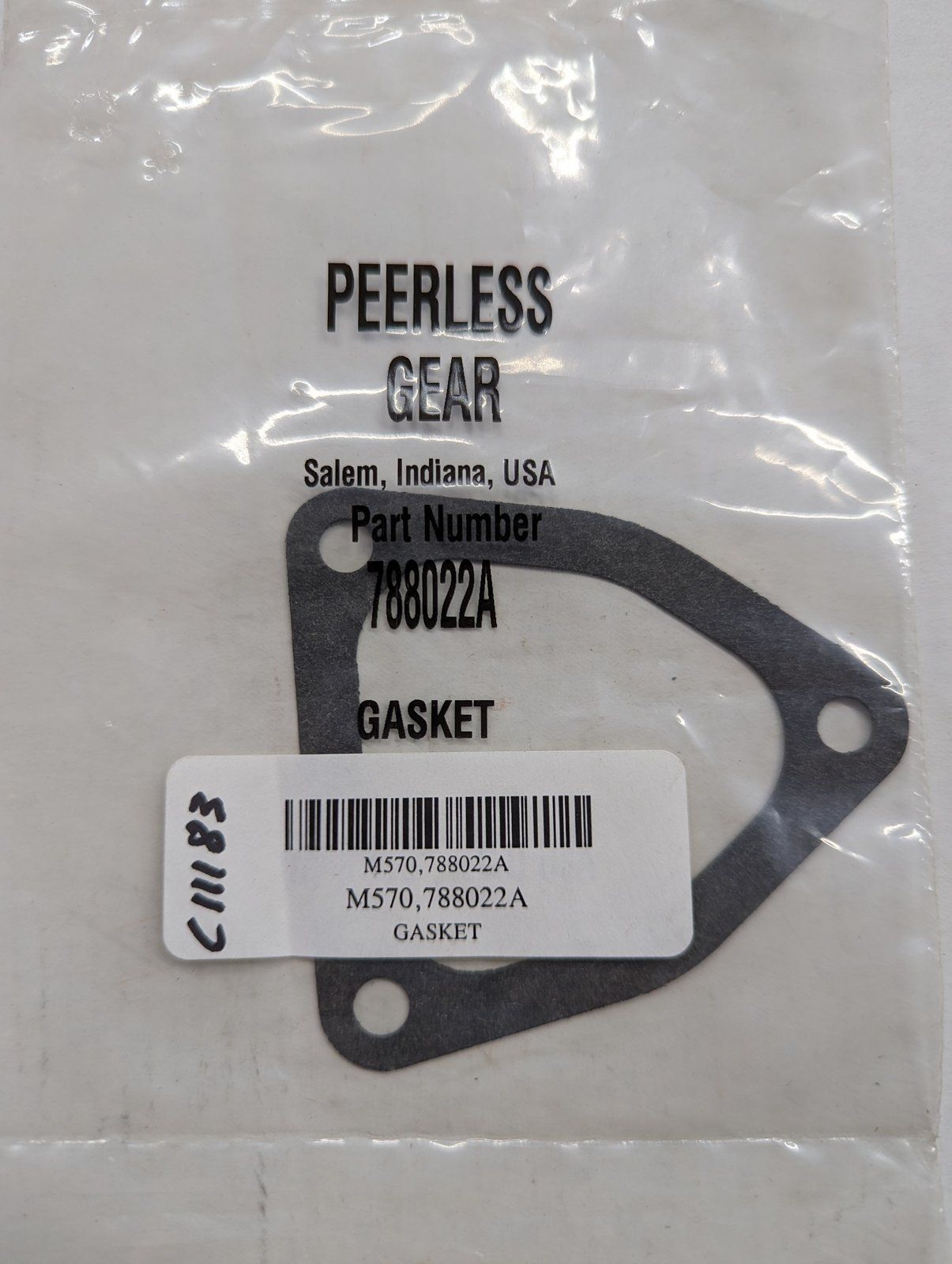 C11183 GASKET - SHIFT LEVER HSG TECUMSEH 788022 - Ingersoll/Case Tractor Part