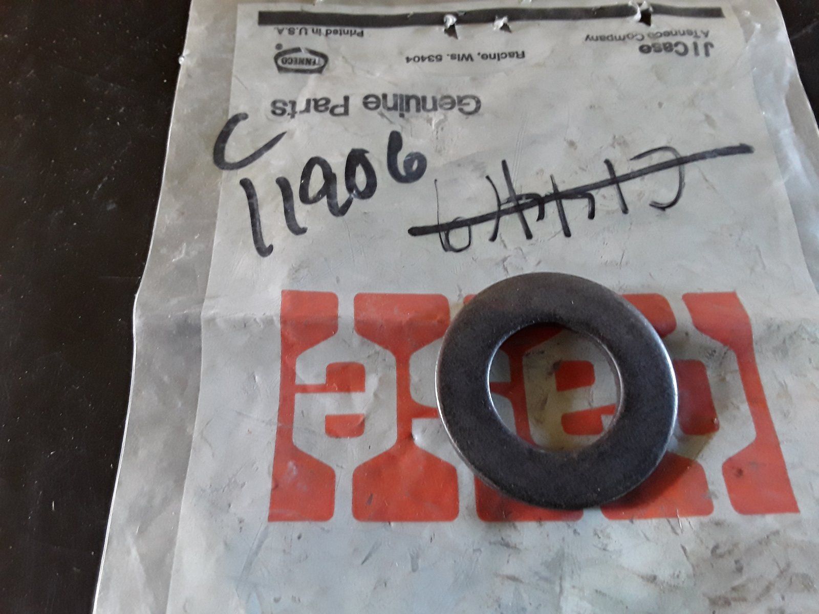 C11906 WASHER - THRUST .81x1.5x.135 - Ingersoll/Case Tractor Part