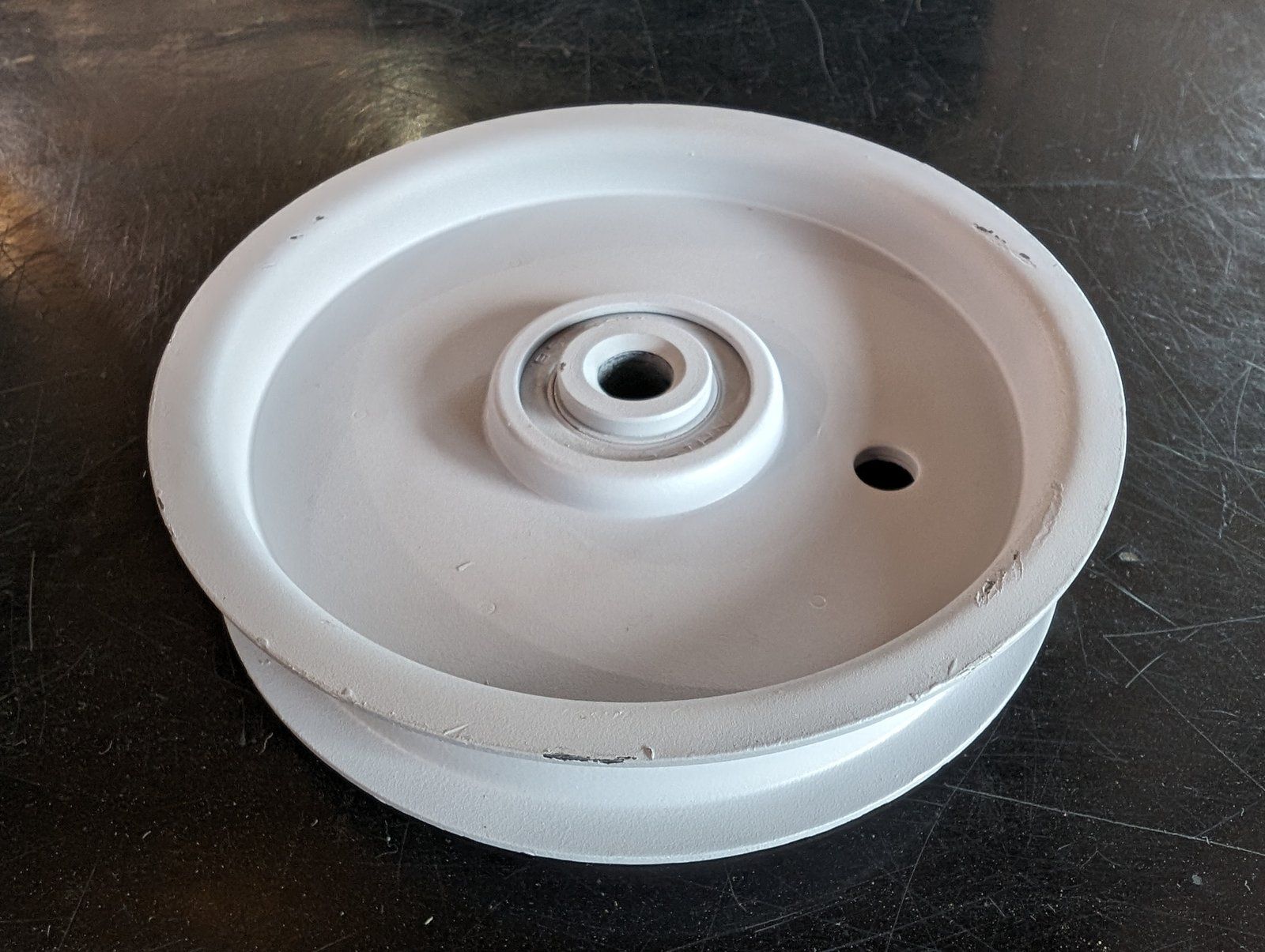 C12251 ( replaces G9021092 ) PULLEY-FLAT IDLER 4x.75Wx3/8 - Ingersoll/Case Tractor Part