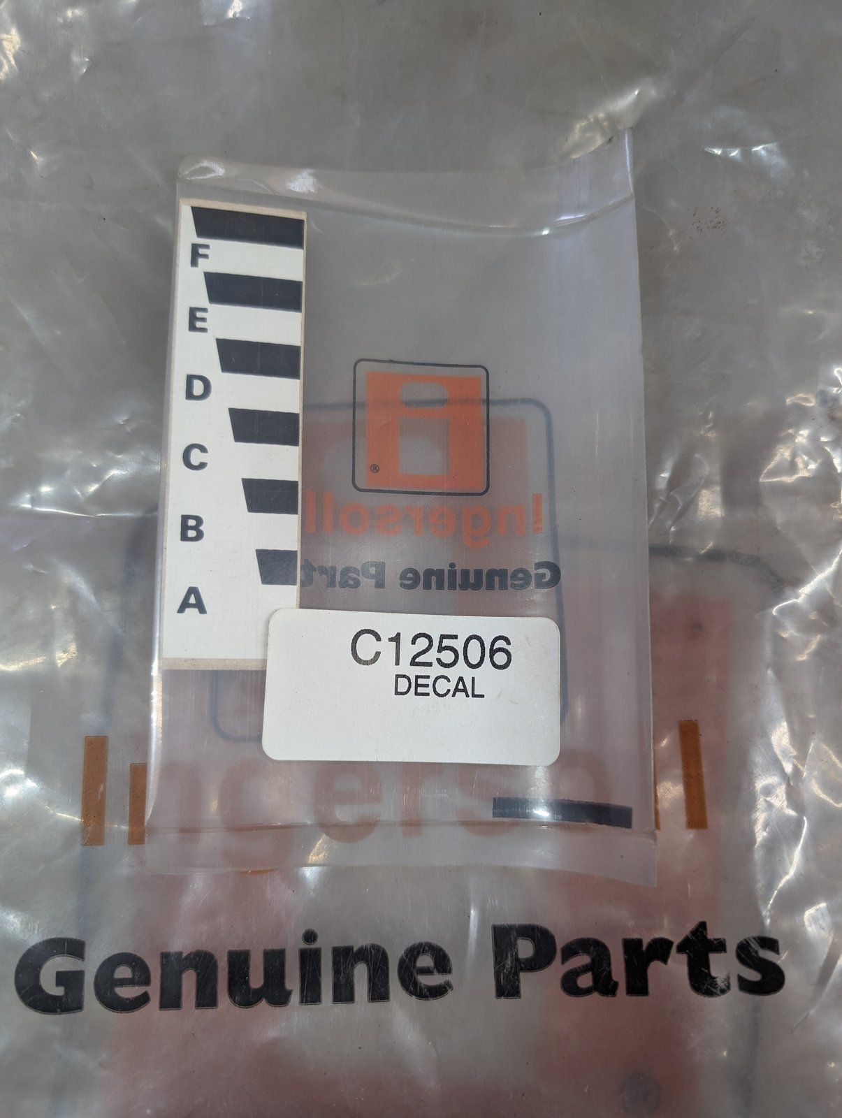 C12506 DECAL - LIFT LEVEL INDICATOR - Ingersoll/Case Tractor Part