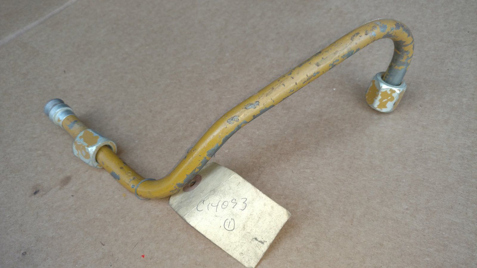 C14093 TUBE - REAR VALVE TO LOWER MOTOR PORT - Ingersoll/Case Tractor Part