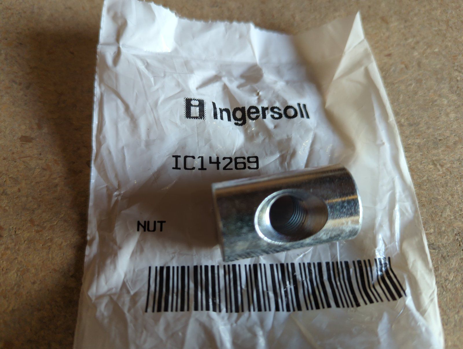 C14269 NUT - BELT TENSION - Ingersoll/Case Tractor Part
