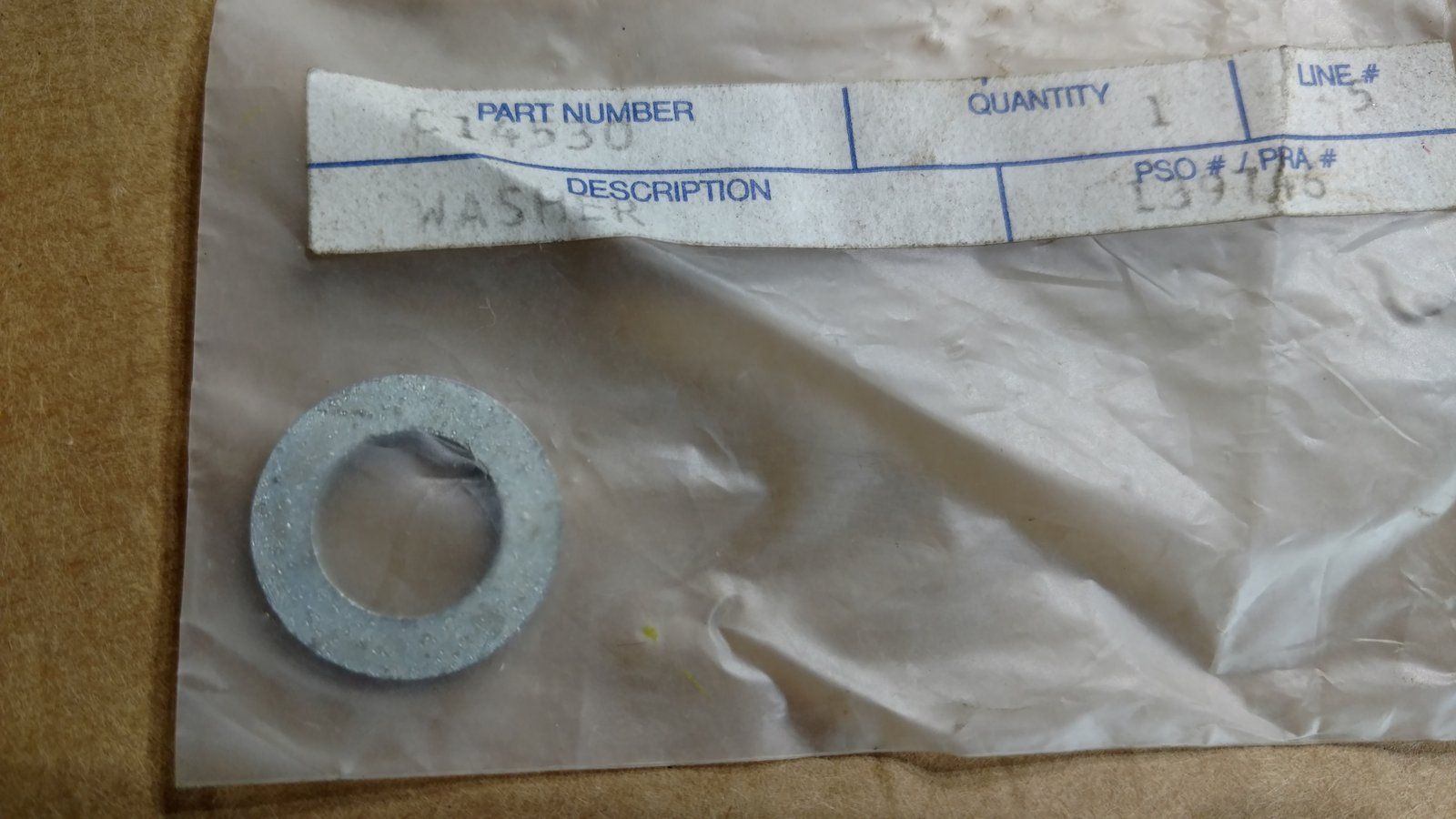 C14530 WASHER - Ingersoll/Case Tractor Part