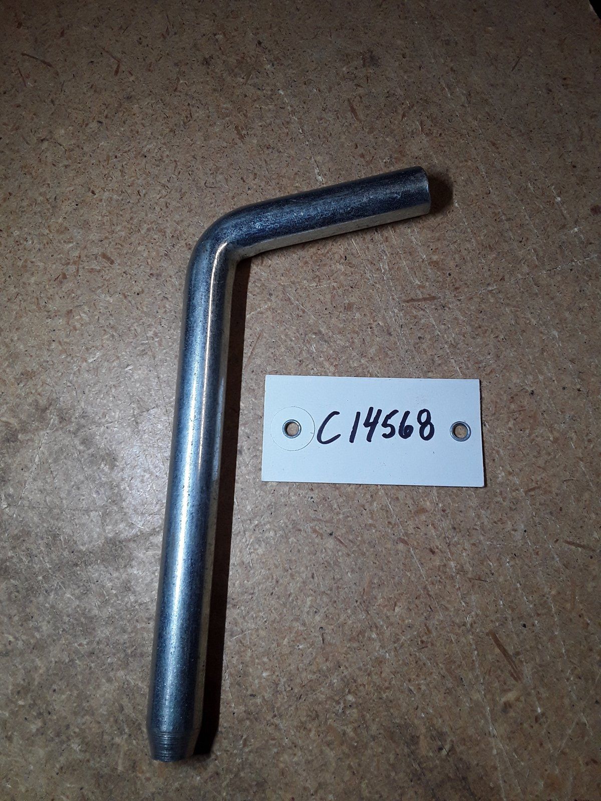 C14568 PIN - DRAWBAR 5/8 DIA. L-SHAPE - Ingersoll/Case Tractor Part