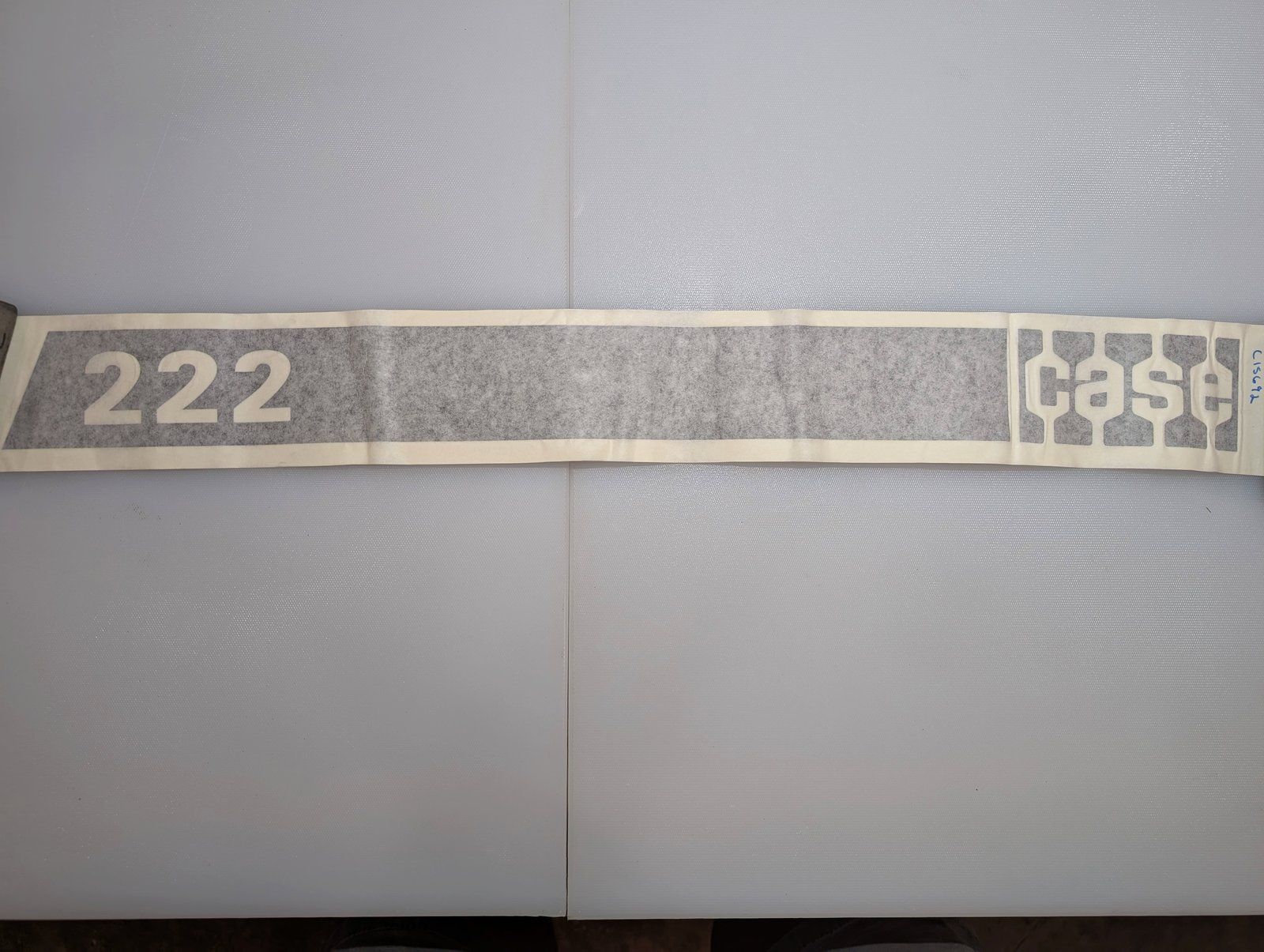 C15692 DECAL HOOD RH 222 - Ingersoll/Case Tractor Part