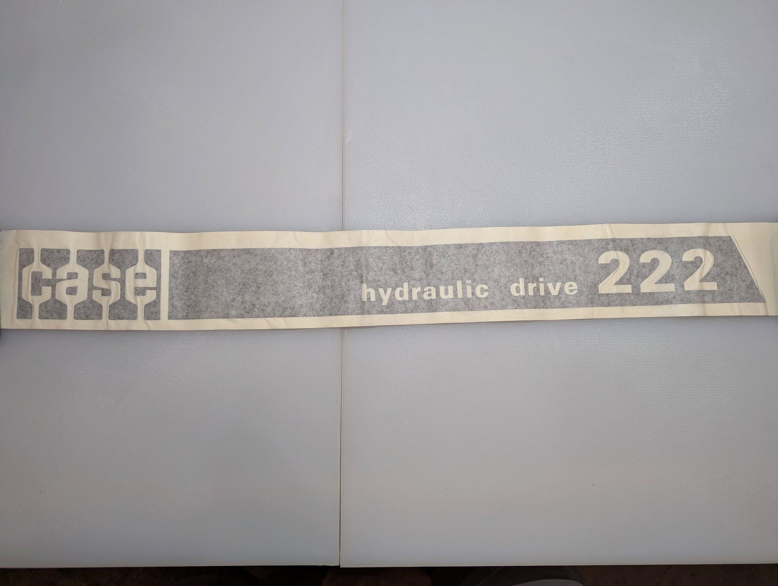 C15693 DECAL HOOD LH 222 C30859 C30863 - Ingersoll/Case Tractor Part