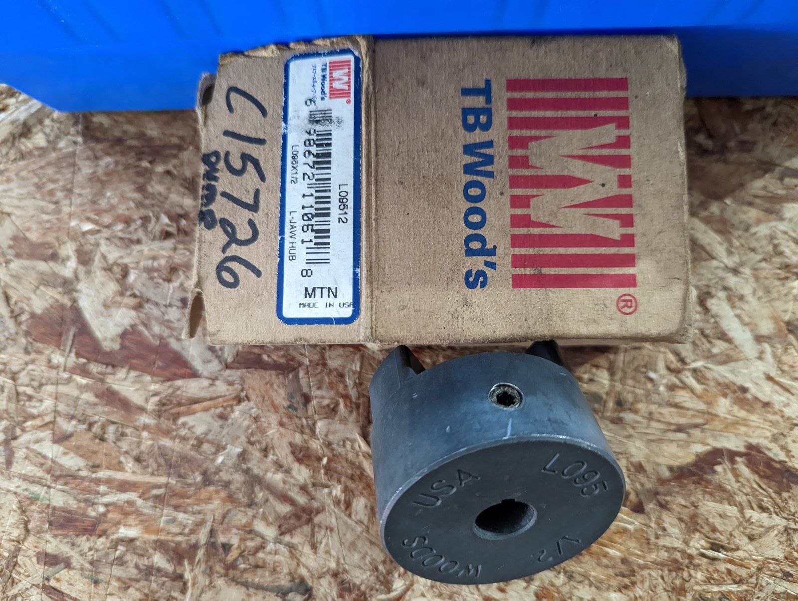 C15726 PUMP COUPLING - PUMP SIDE ONLY 1/2