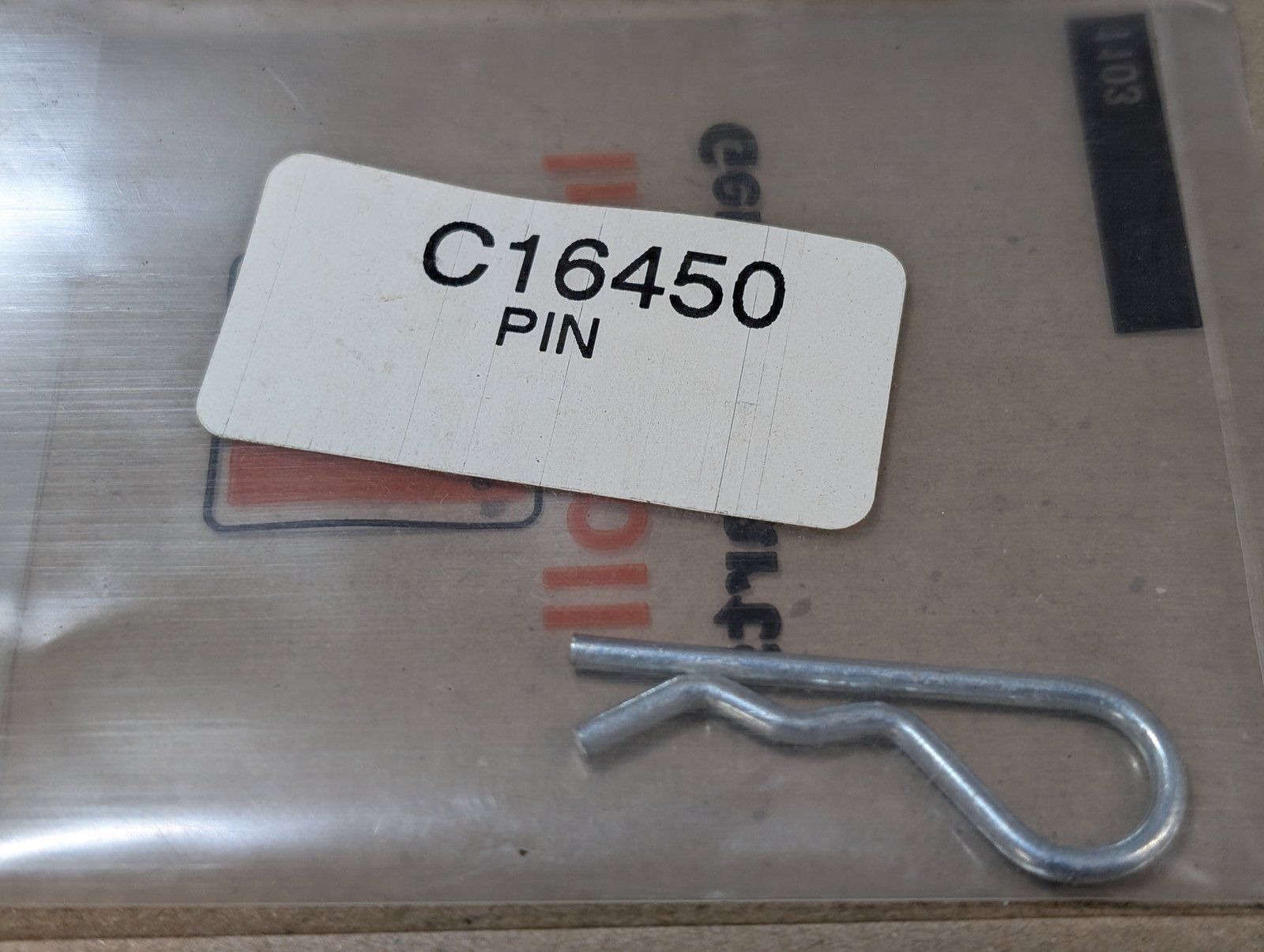 C16450 PIN A70176 C34908 - Ingersoll/Case Tractor Part