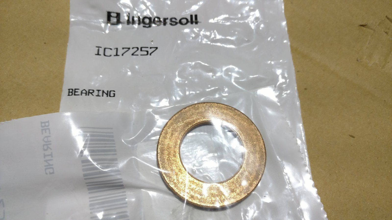 C17257 BEARING-THRUST OILITE 1.012x 600 SERIES SECTOR GEAR - Ingersoll/Case Tractor Part