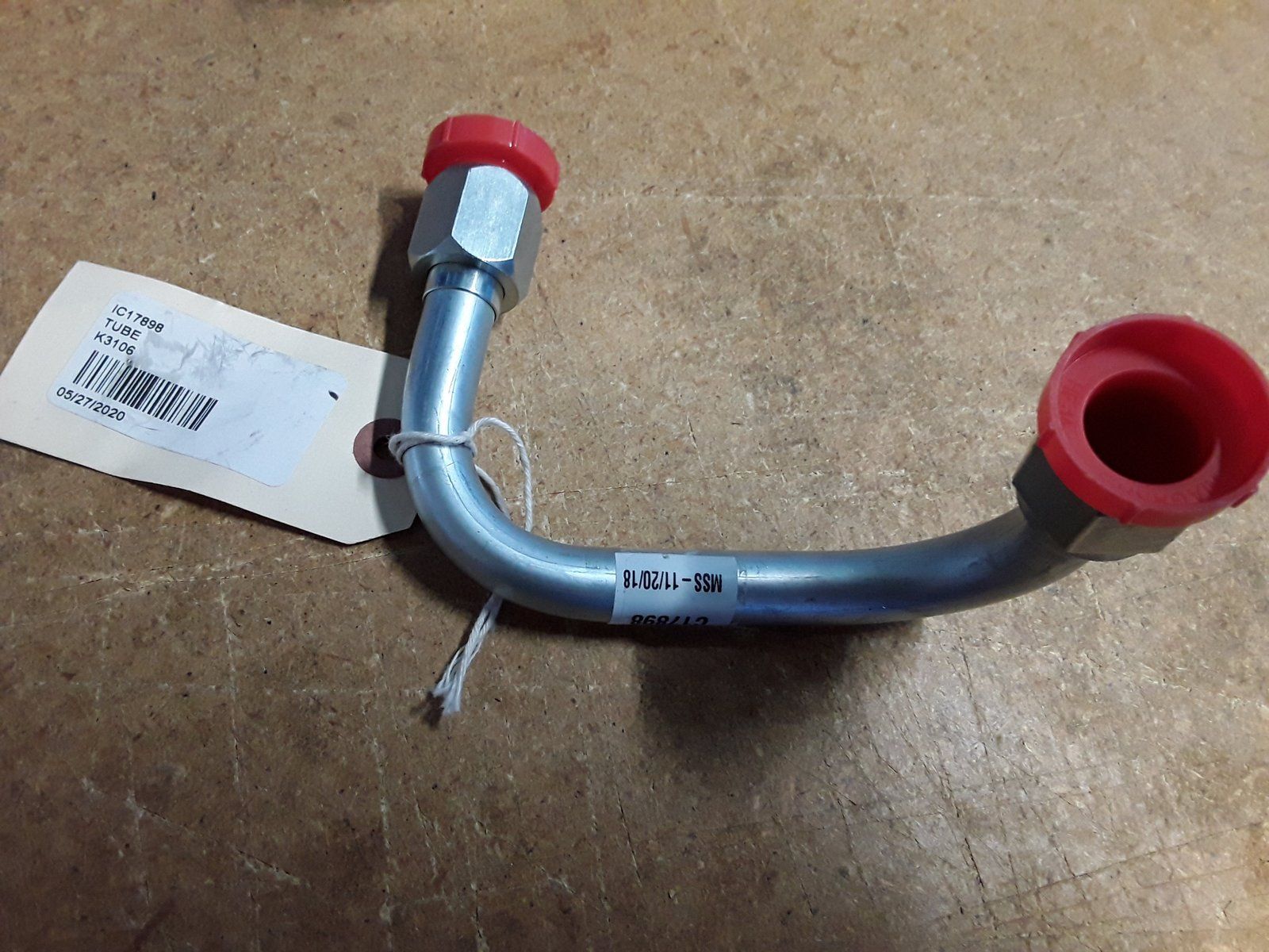 C17898 TUBE - VALVE 2 UPPER MOTOR - Ingersoll/Case Tractor Part