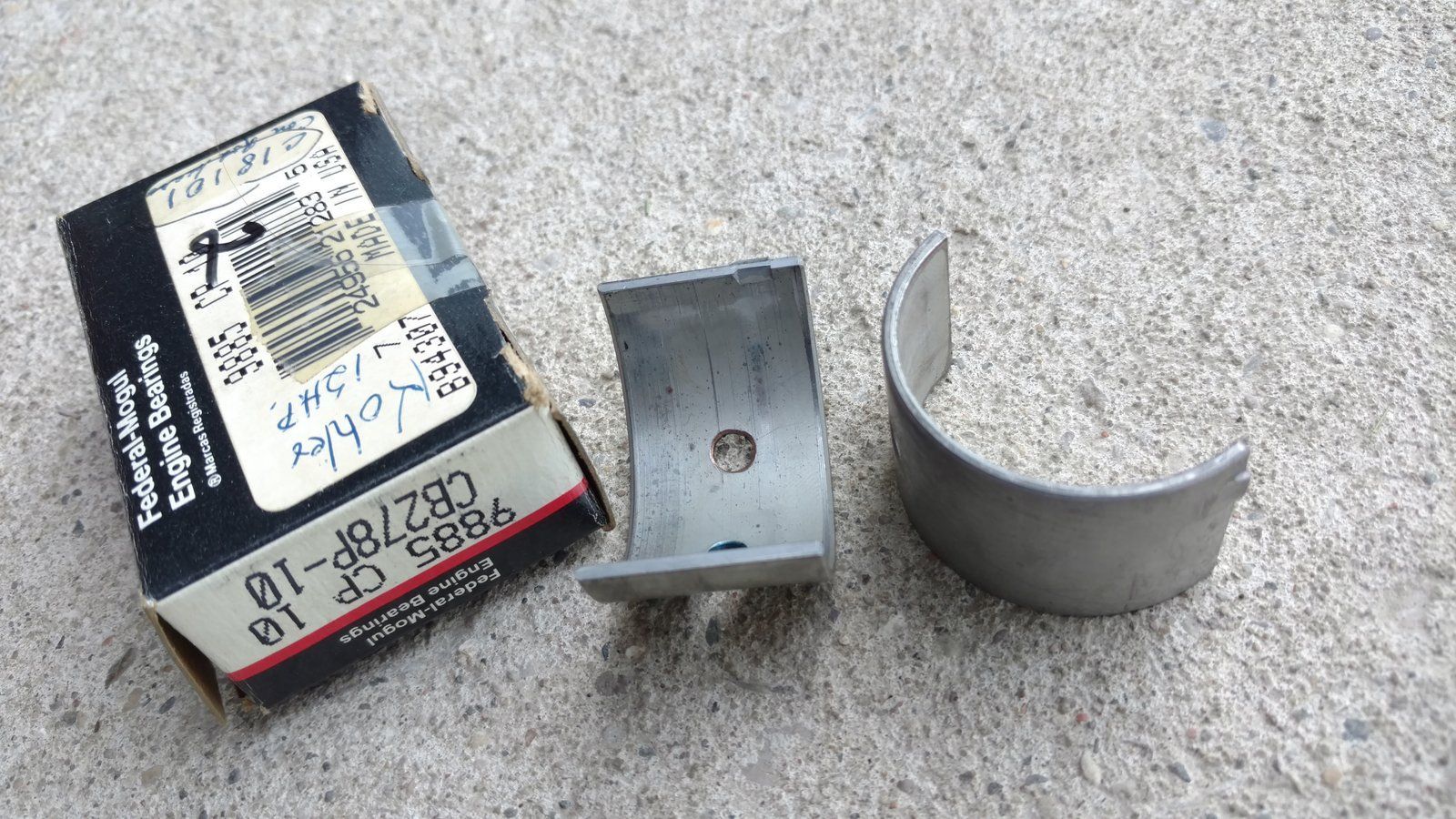 C18101 KOHLER CONNECTING ROD BEARING CB278P-10 9885cp-10 - Ingersoll/Case Tractor Part