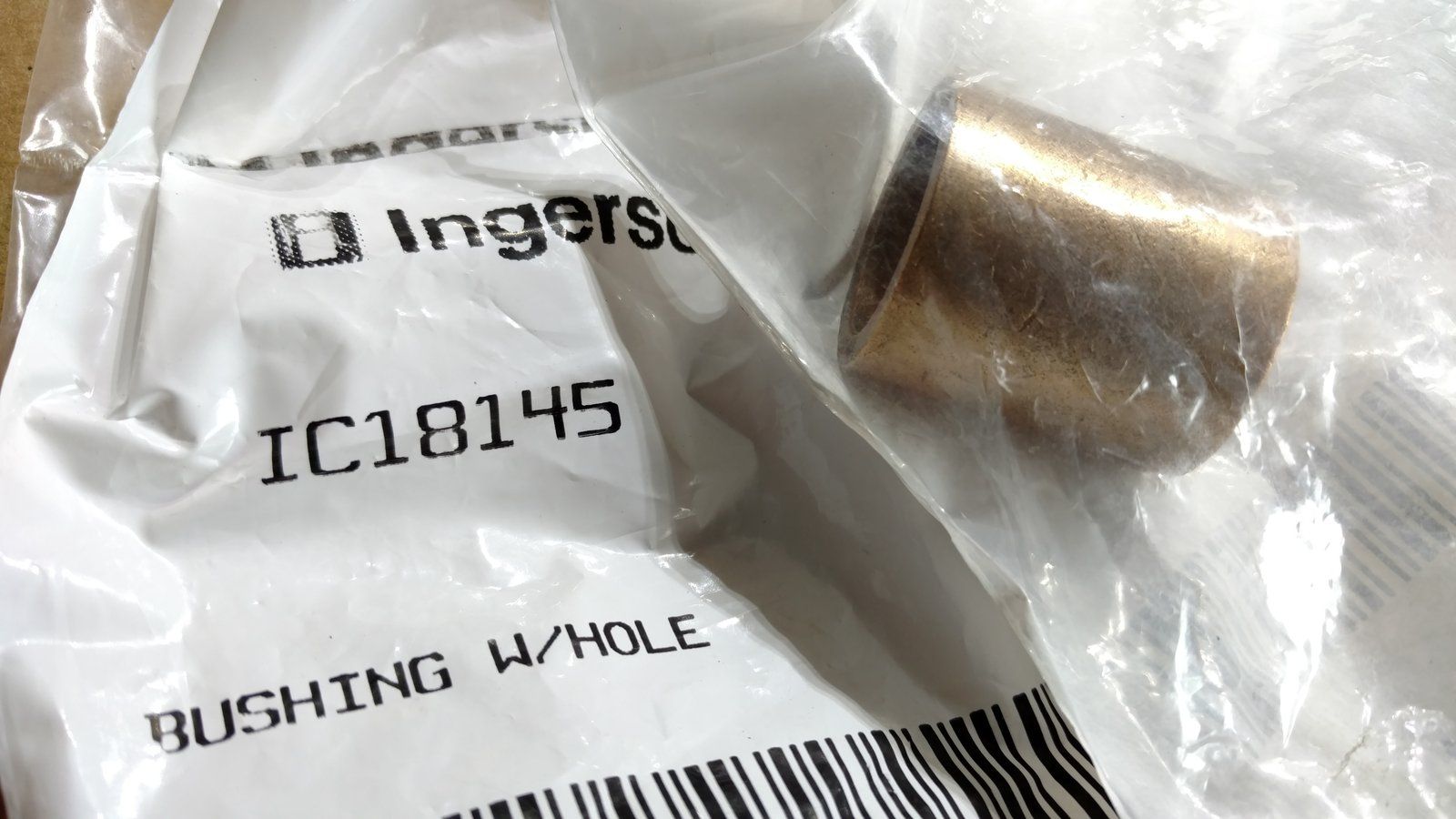 C18145 BUSHING .75x1.0x1.125 W/CROSS - Ingersoll/Case Tractor Part