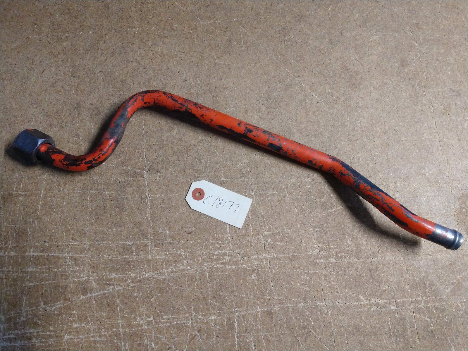 C18177 USED TUBE - T TO COOLER - Ingersoll/Case Tractor Part