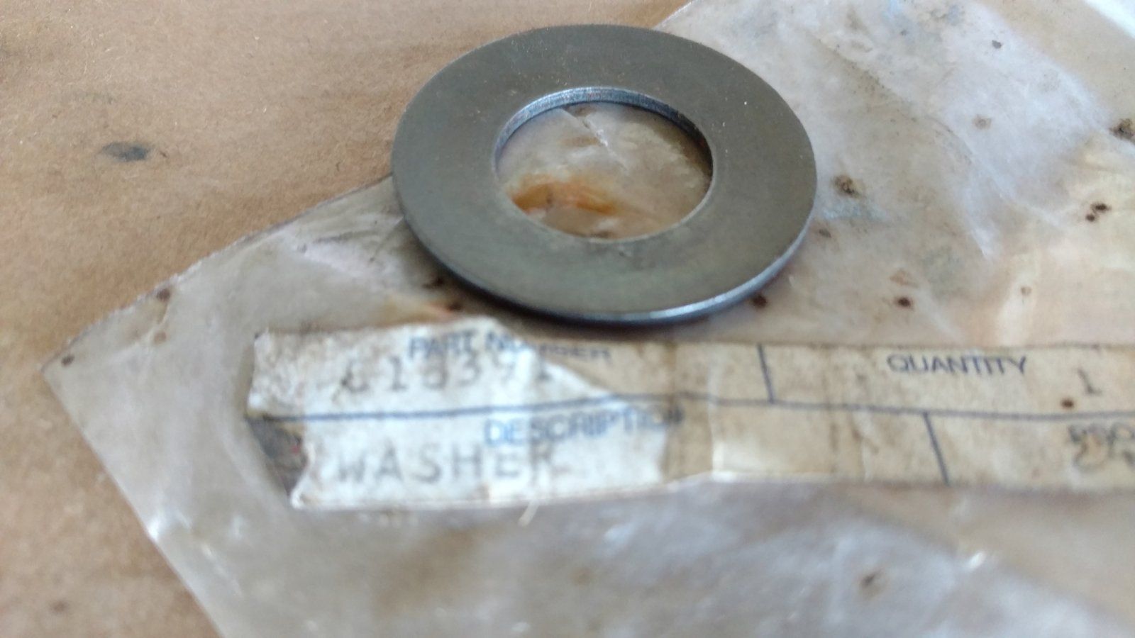 C18391 SPRING - BELLEVILLE WASHER .712x1.35x067 - Ingersoll/Case Tractor Part
