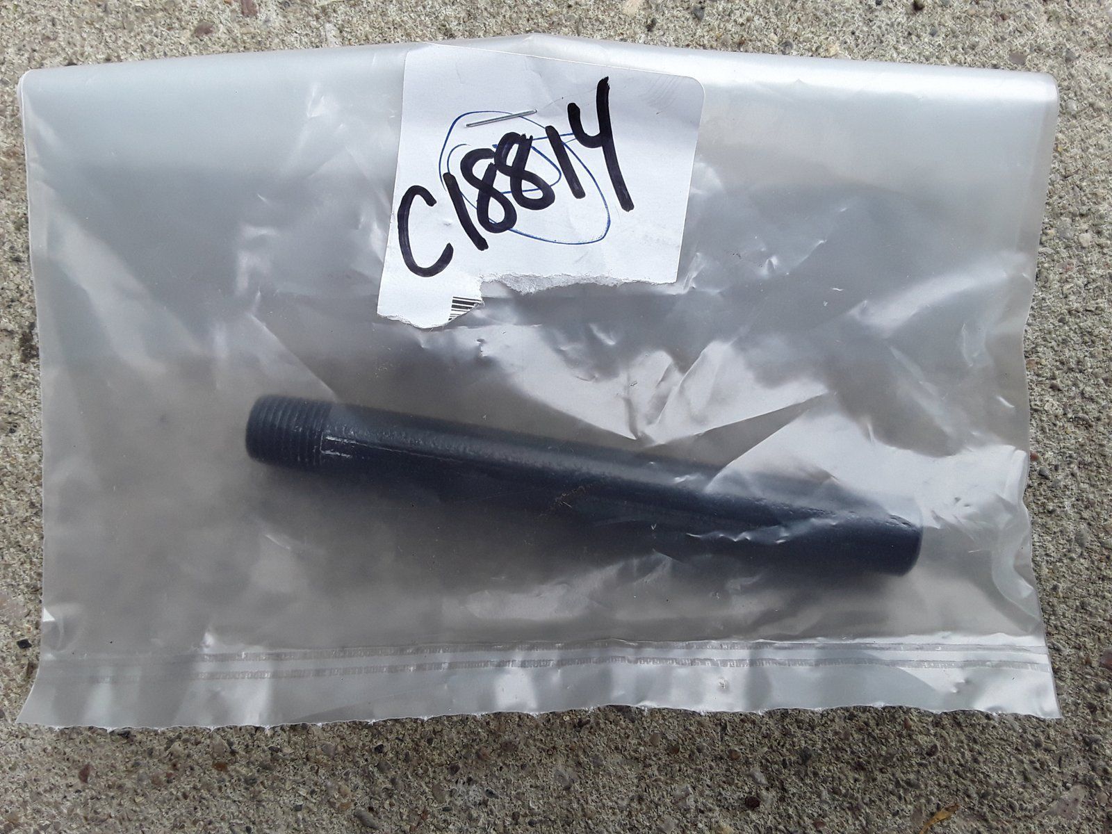 C18814 PIPE - OIL DRAIN - Ingersoll/Case Tractor Part