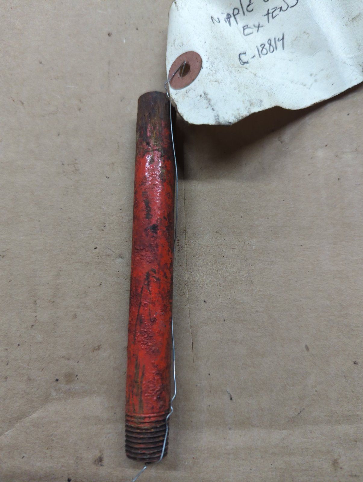C18814 USED PIPE - OIL DRAIN - Ingersoll/Case Tractor Part