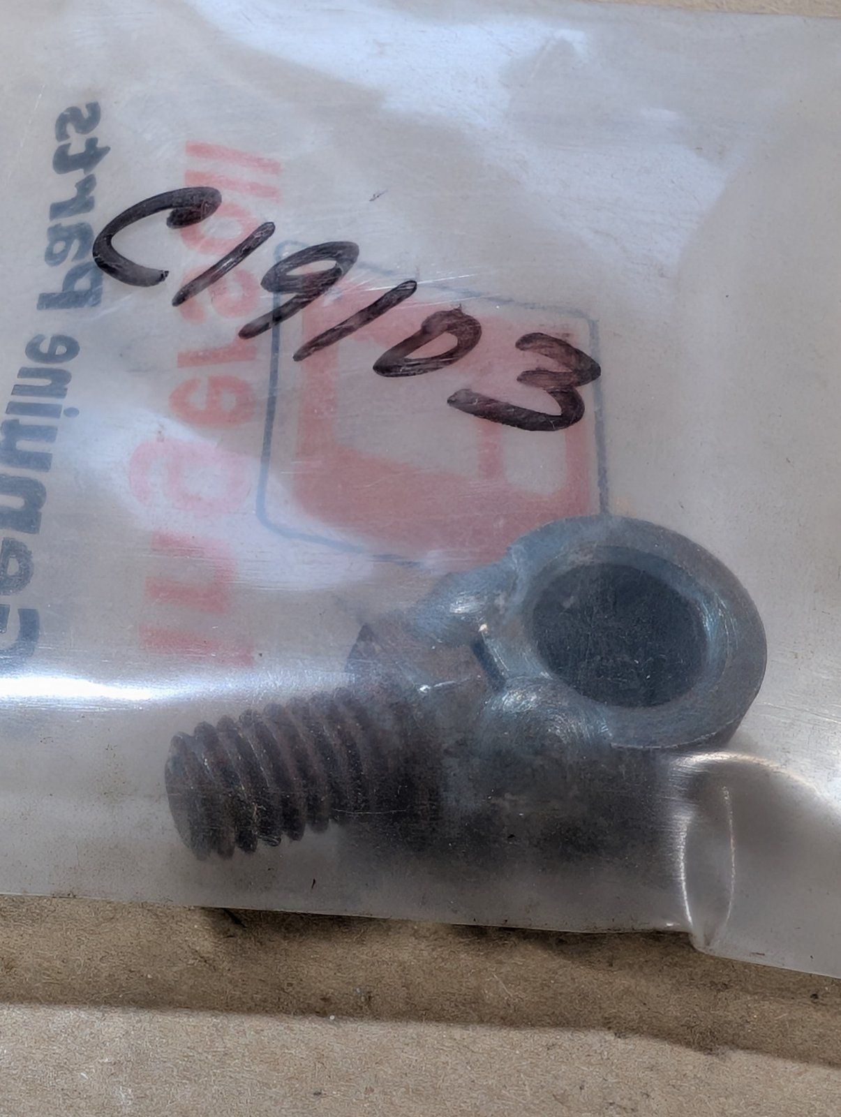 C19103 BOLT EYE - Ingersoll/Case Tractor Part