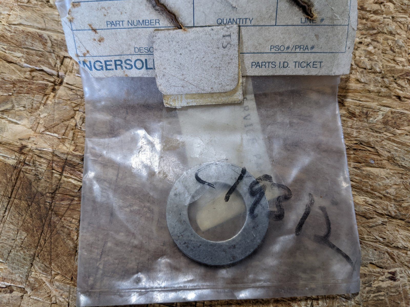 C19312 WASHER PEERLESS 1108-X1 - Ingersoll/Case Tractor Part
