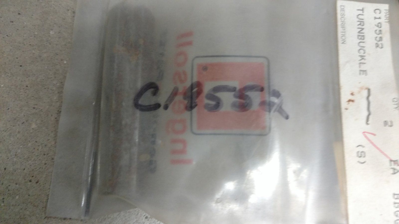 C19552 TURNBUCKLE - Ingersoll/Case Tractor Part