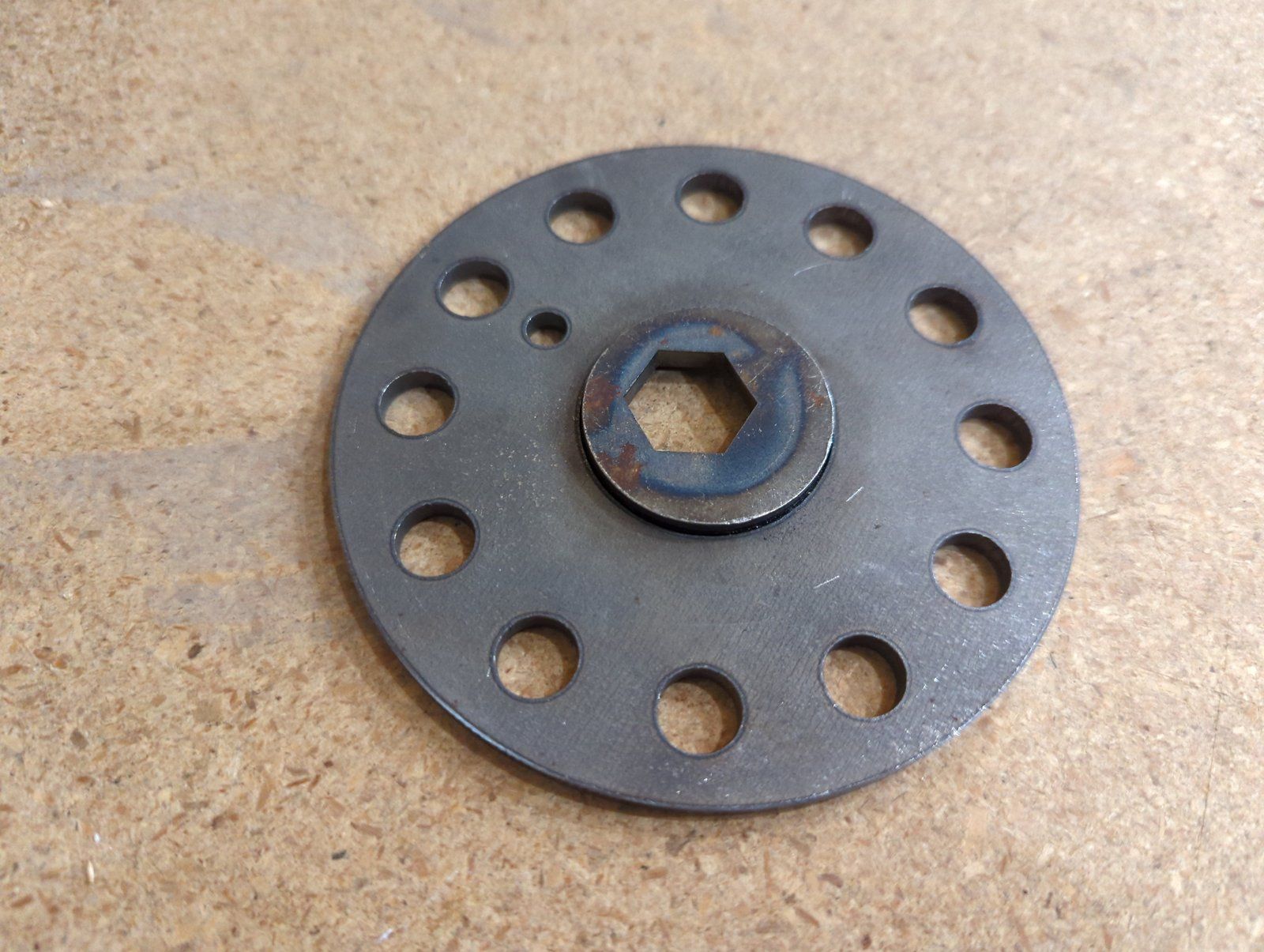 C19705 REV A PLATE STUB SHAFT (S) SNOW BLOWER - Ingersoll/Case Tractor Part
