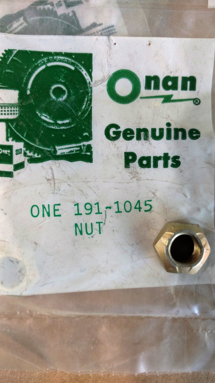 C20216 NUT STOP - ONAN 191-1045 - Ingersoll/Case Tractor Part