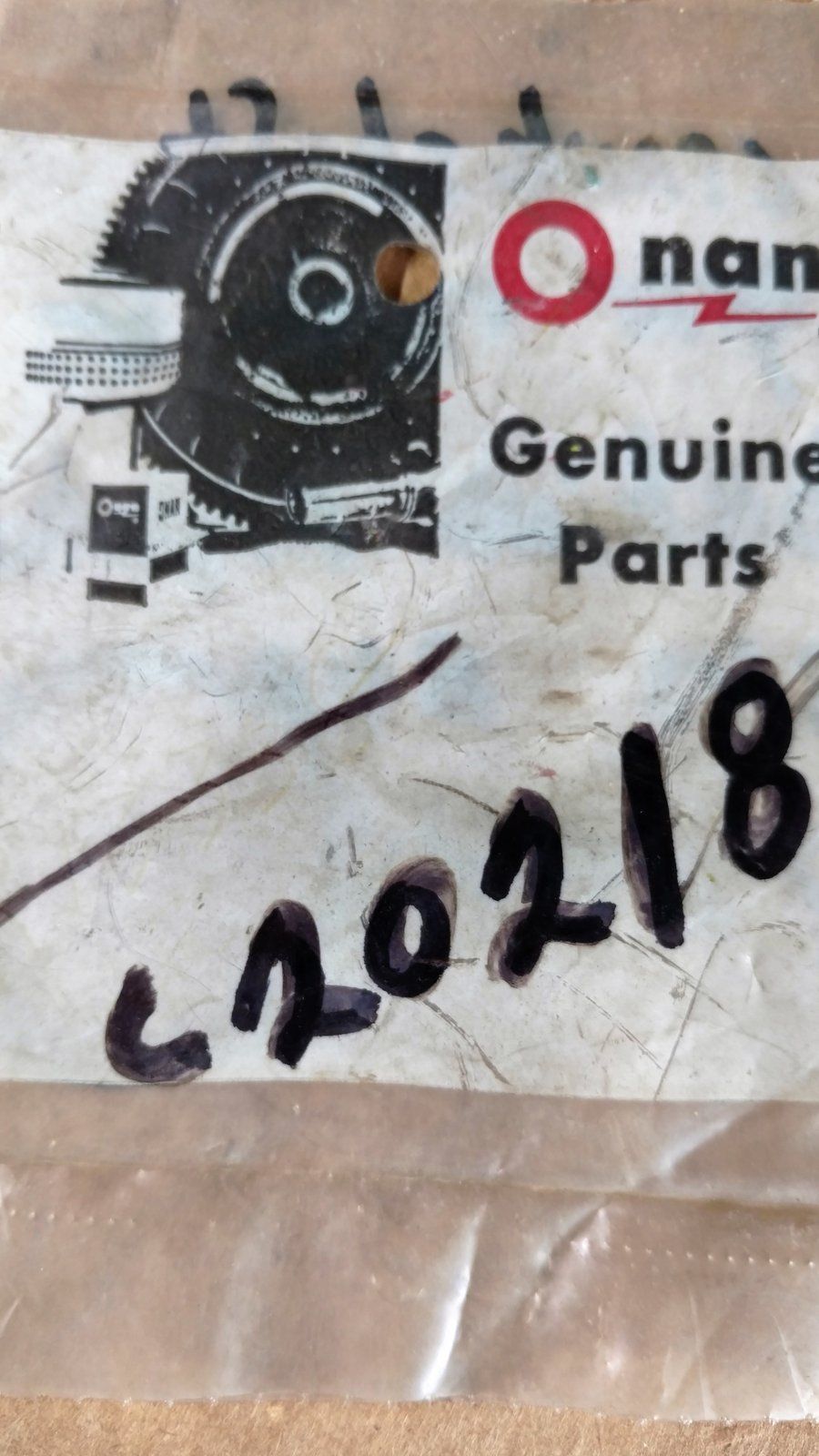 C20218 RING - CRANKSHAFT GEAR - ONAN 518-0014 R13338 - Ingersoll/Case Tractor Part
