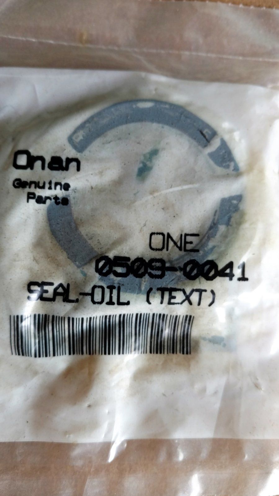 C20271 SEAL ONAN 509-0041 - Ingersoll/Case Tractor Part