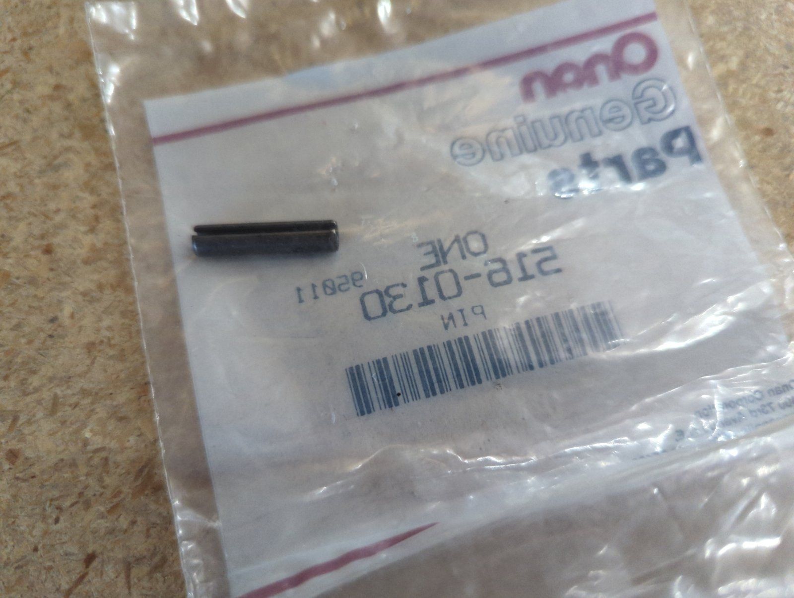 C20309 ROLL PIN ONAN 516-0130 - Ingersoll/Case Tractor Part